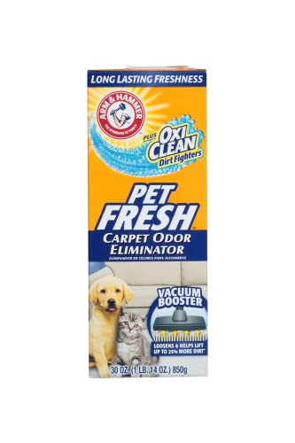 Arm & Hammer Carpet Pet Fresh Odor Eliminator 30 Oz, Pack of 3