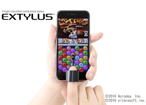 Finger-Mounted Conductive Stylus EXTYLUS for Touch Screen Smartphone,Tablets | Assistive, Accurate & Ultra-Light