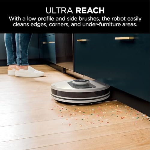 Shark AI Ultra Voice Control Robot Vacuum with Matrix Clean Navigation, Home Mapping, 60-Day Capacity, XL Self-Empty Base for Homes with Pets, Carpet & Hard Floors