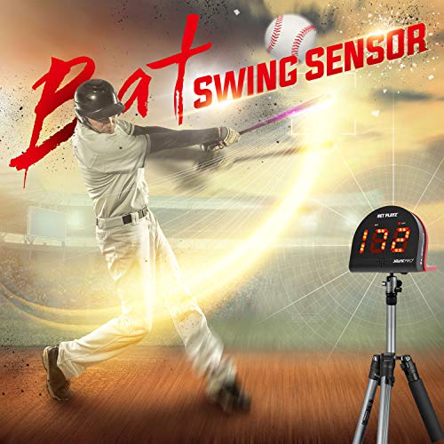 NetPlayz Baseball Radars, Speed Sensors Training Equipment (Hands-Free Radar Guns, Pitching Speed Guns | Baseball Gifts, High-Tech Gadget & Gear for Baseball Players