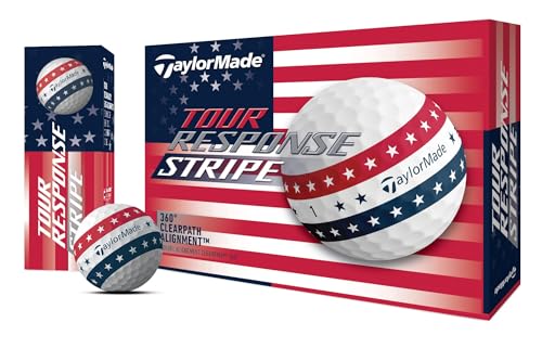 TaylorMade Golf Tour Response Stripe USA ONE Dozen