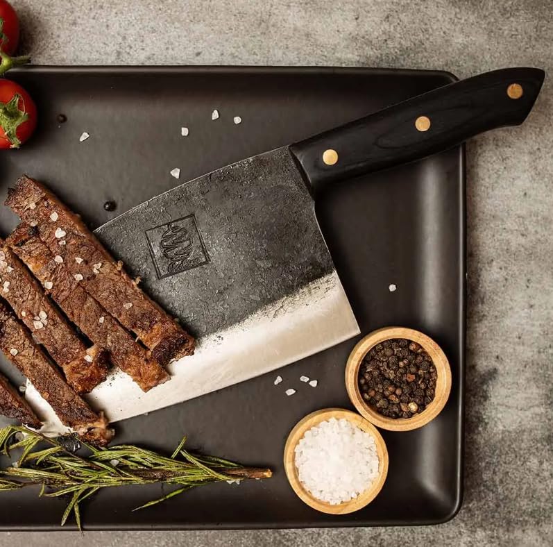 COOLINA Promaja Knife – Carving, BBQ, Meat Cutting, Slicing, Butcher & Chef Knife – Essential Kitchen Tool