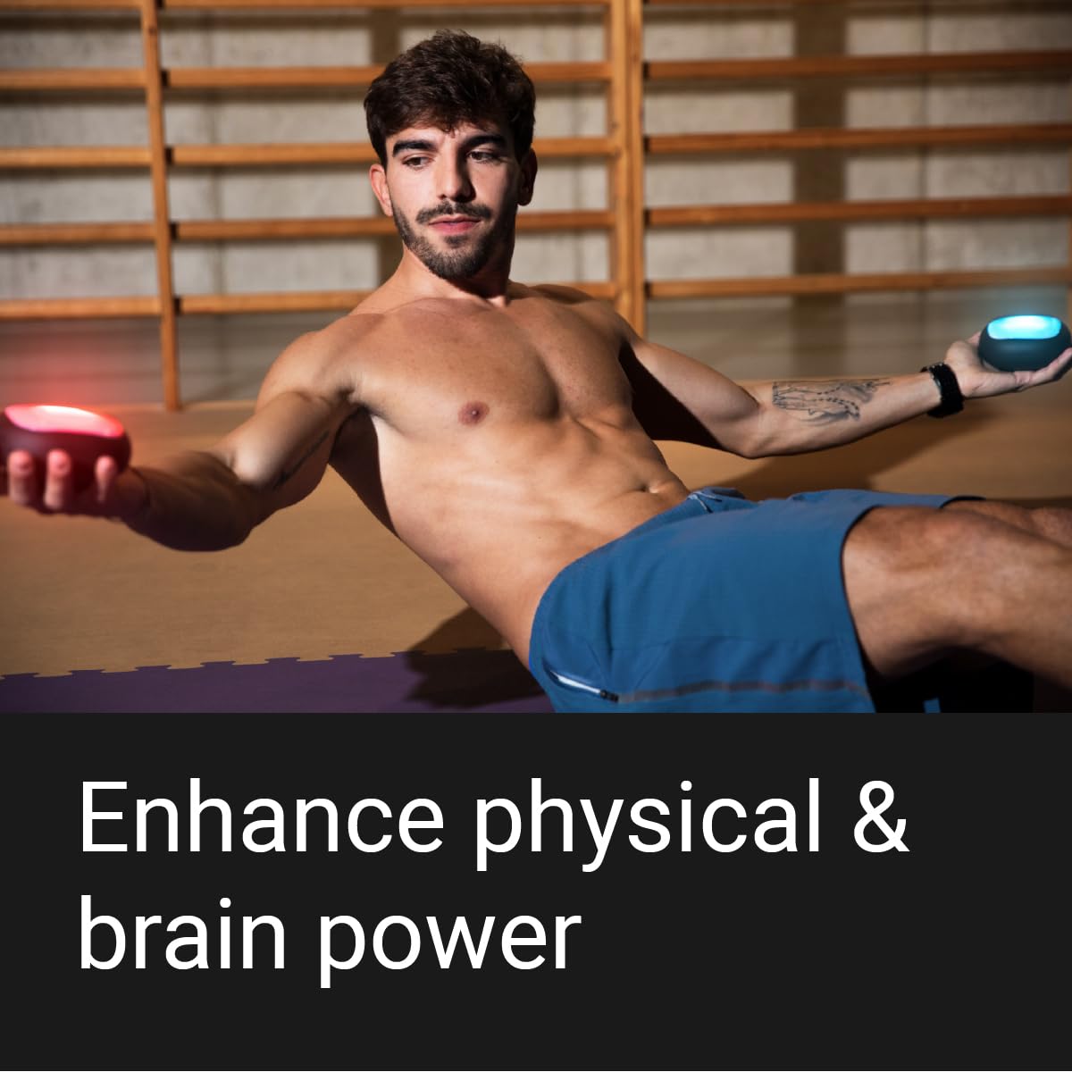 A-Champs ROX Training Kit – LED Light Pods with Light, Sound & Vibration Signals & Free App for Speed, Agility, Reaction & Cognitive Training – Perfect for Athletes, Coaches, Fitness & Rehab (3-Pack)