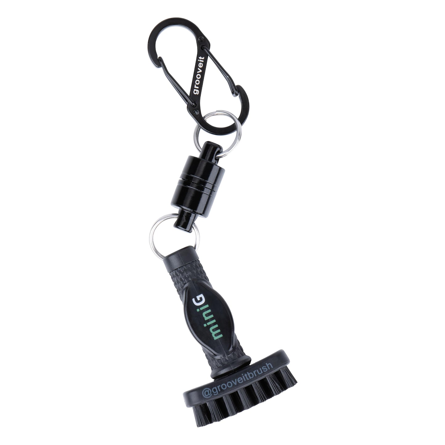 Grooveit Mini Golf Brush The Small MiniG 'Dry Scrubber' Features A Detachable Magnet, Heavy-Duty Nylon Bristles, and 3-Yr Warranty - Used On All Professional Golf Tours - Golf Accessory of 2023