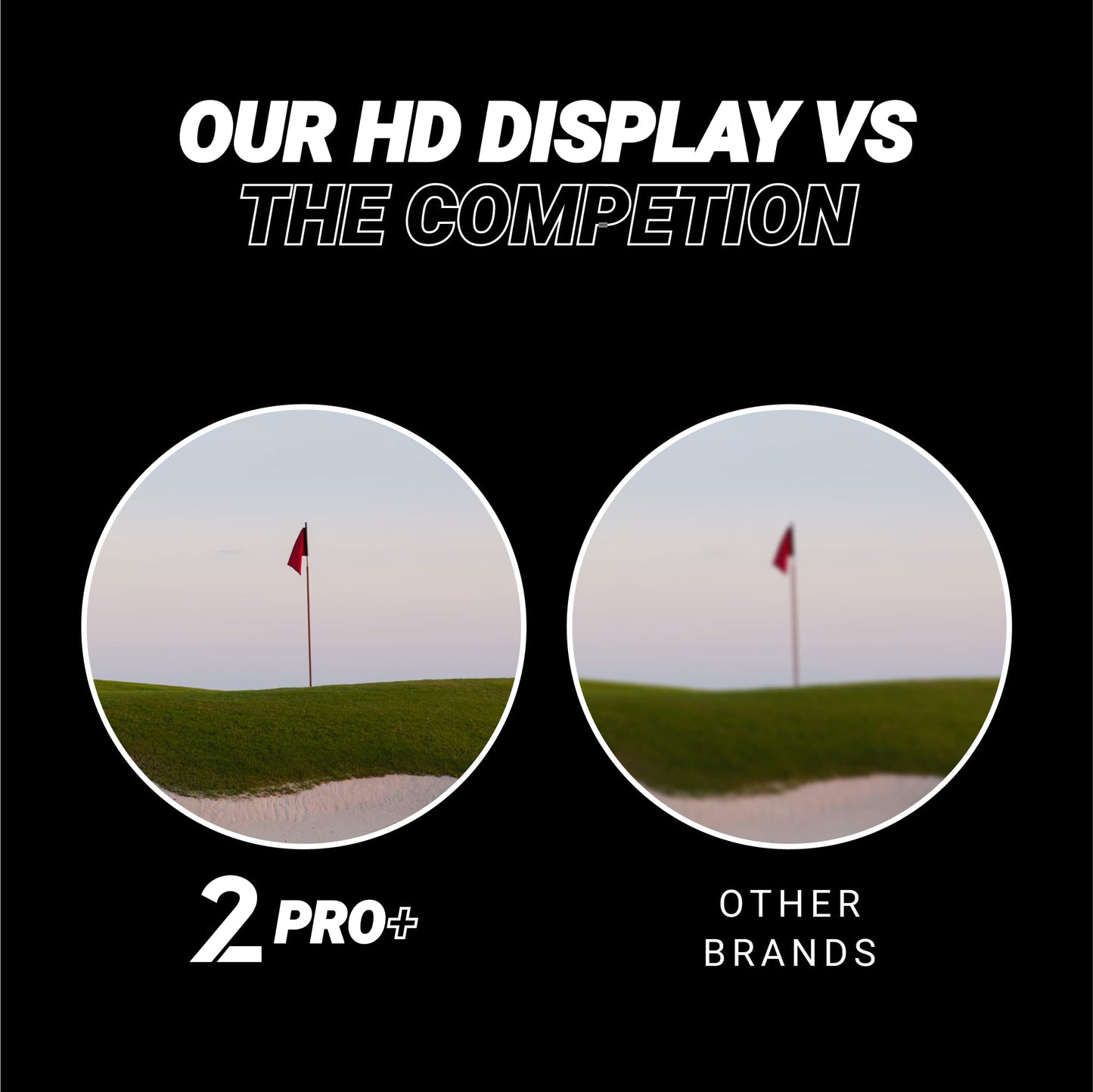 Blue Tees Golf Series 2 Pro Plus Golf Rangefinder with Slope Switch - 800 Yards Range Finder, 6X Magnification Laser Rangefinder, Advanced Flag Pole Locking with Pulse Vibration