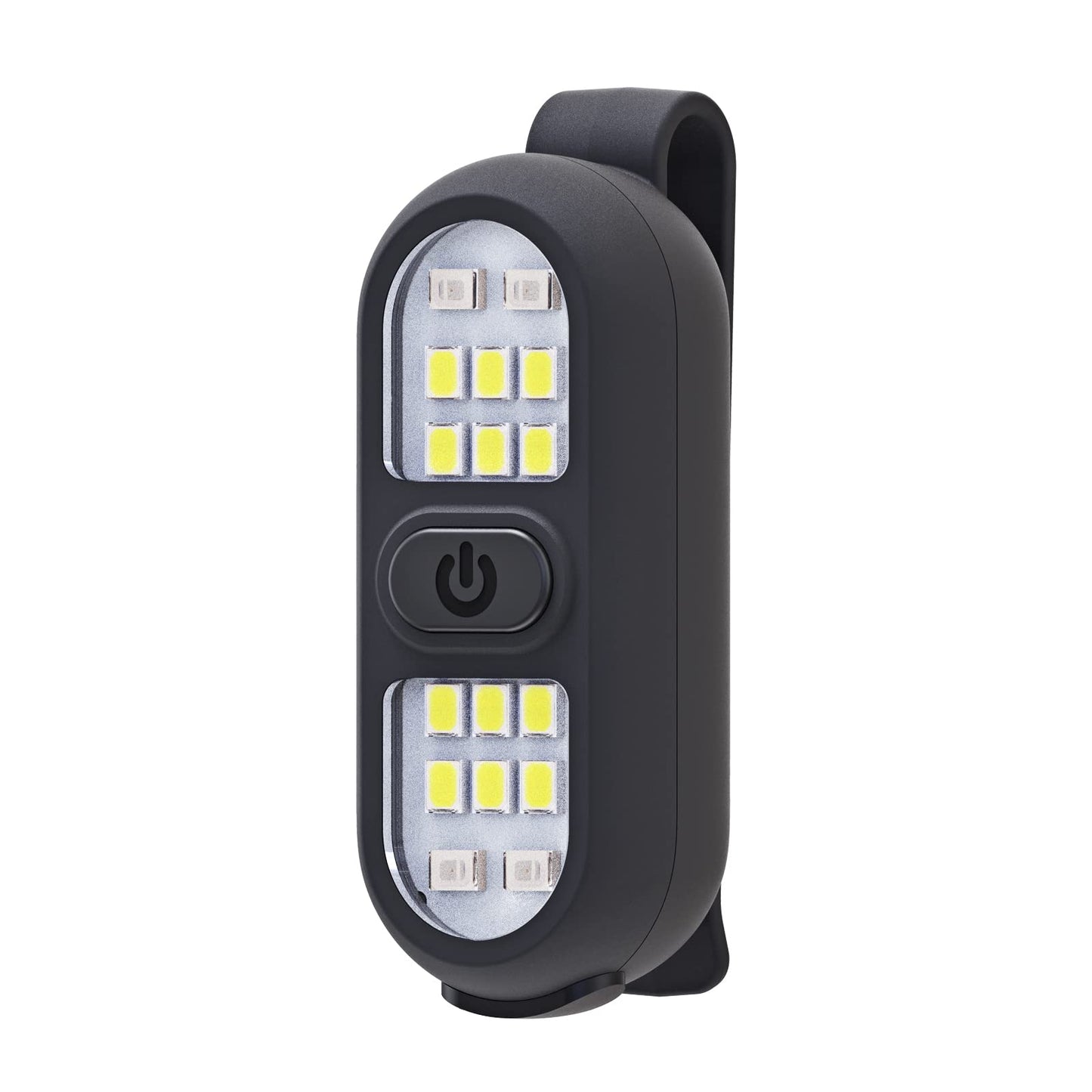 Clip on Flashlight, Running Light for Runners Rechargeable Safety Lights for Walking at Night Portable EDC Flashlight Gift for Runners Hands Free LED Work Light Warning Flashing Camping Hiking Gear