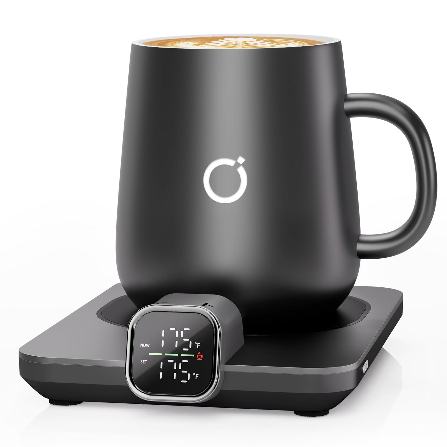 Smart Heated Coffee Mug Warmer & Mug Set - Heated Coffee Warmer with Auto Shut Off, 1°F Precise Temperature Control Coffee Warmer, Electric Mug Warmer for Desk, Birthday Gifts for Women and Men
