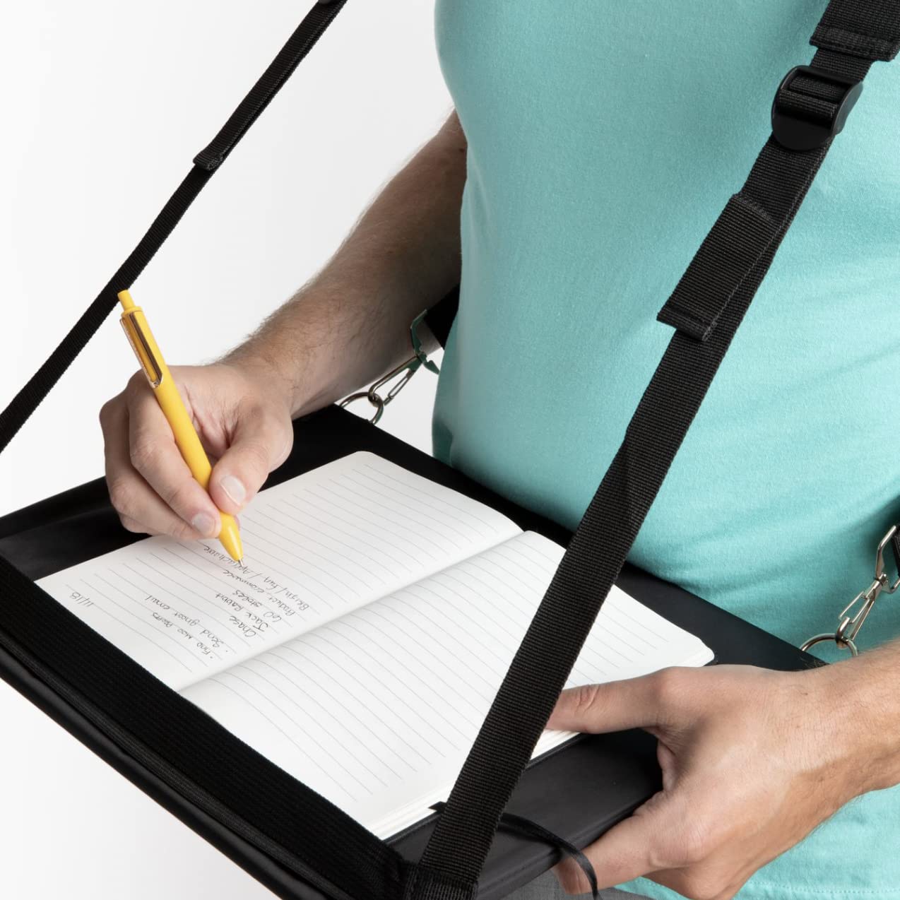 TopOffice Laptop Harness, Standing Laptop Harness, Mobile Walking Laptop Carrier, Adjustable Desk, Portable Laptop Stand, Hands Free Wearable Desk for Laptop (13") or Notebook