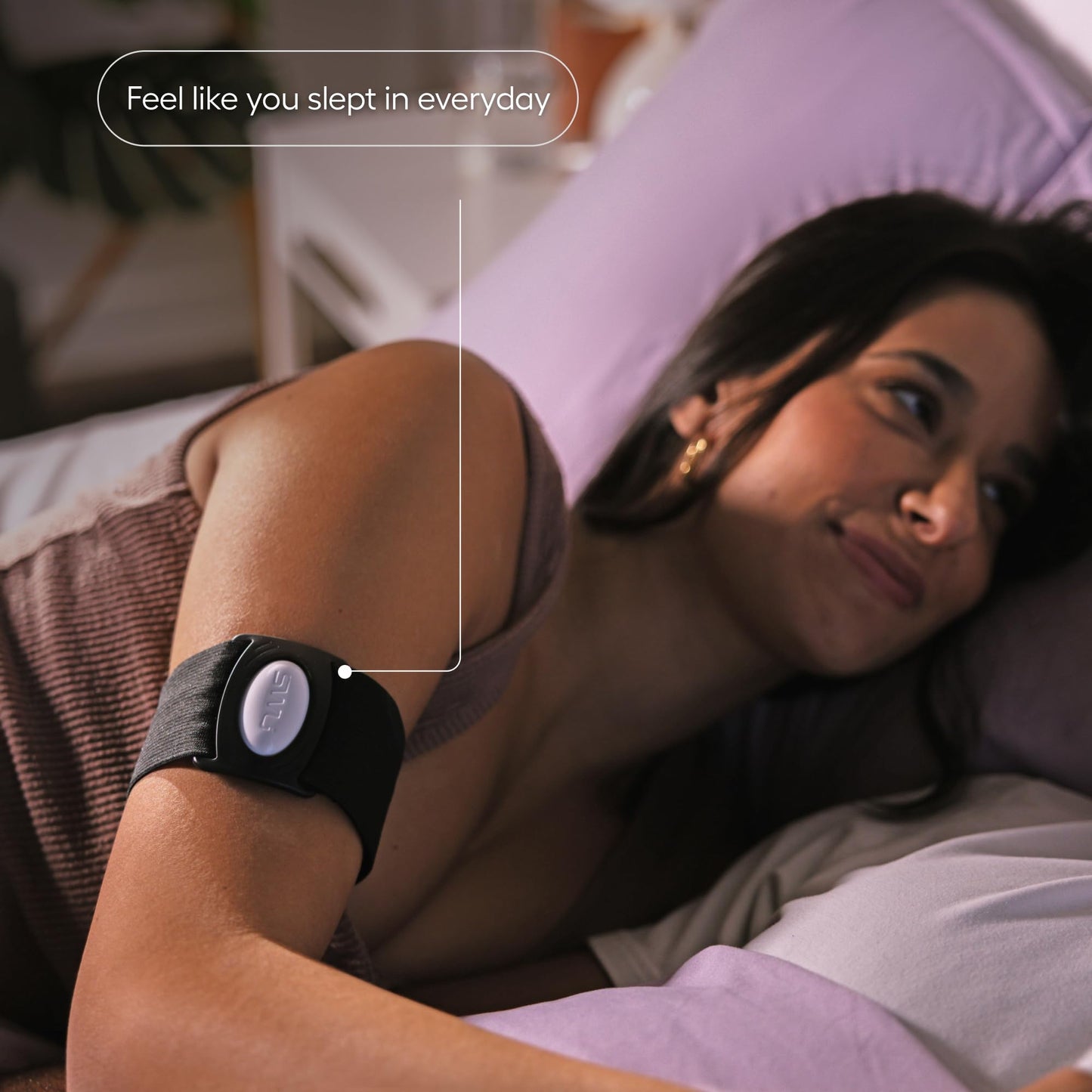 SilentWakeUp Wearable Silent Alarm Clock | Gradual Vibrating Wake-Up for Heavy Sleepers, Couples, and Students | Vibrating Alarm | Comfortable Mesh Armband | Wake Up On Time Without Disturbing Others