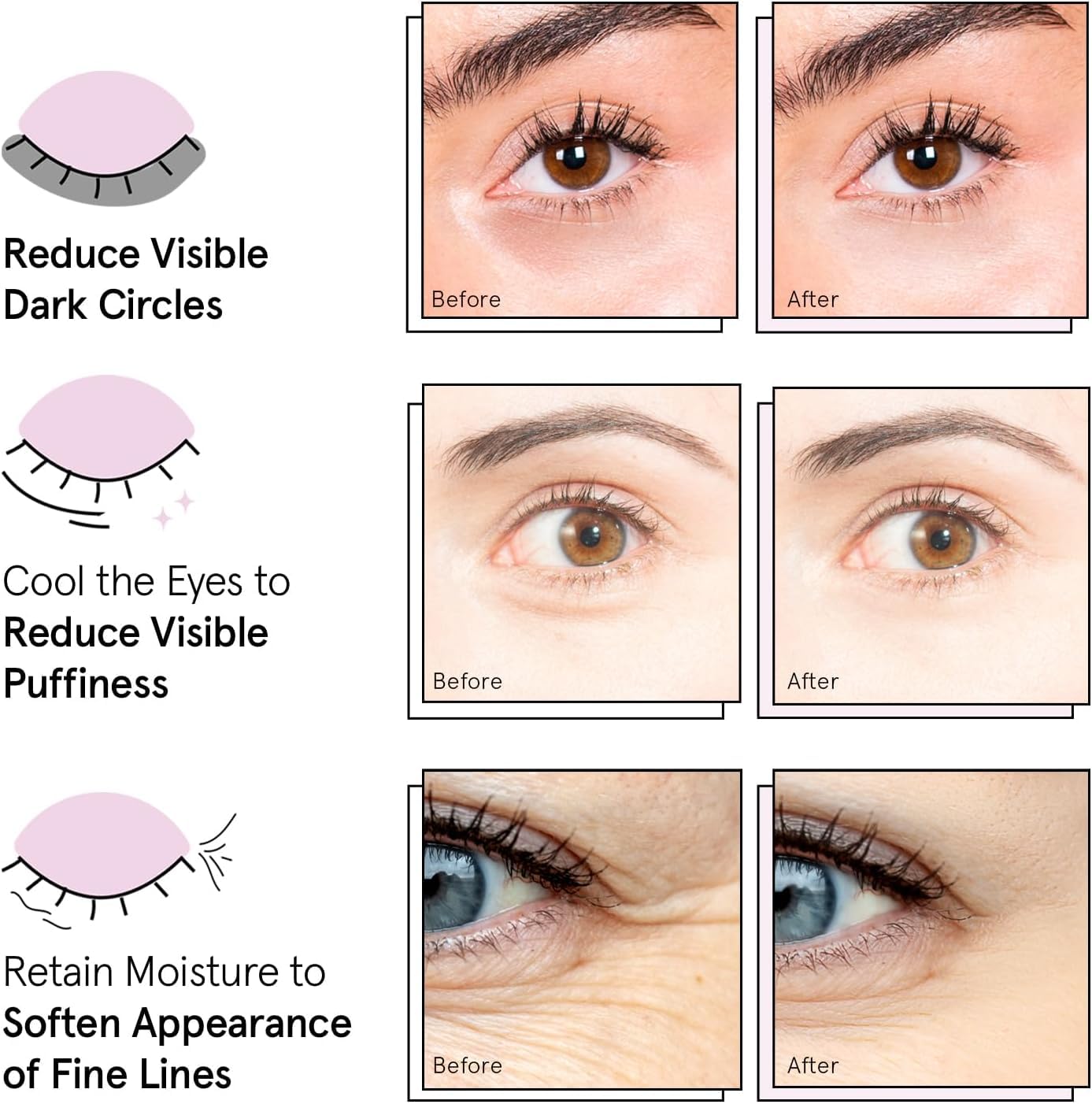 grace & stella Under Eye Patches - Mothers Day Gifts for Mom, Birthday Gifts for Women (12 pairs) Gift for Her - Vegan Eye Masks for Puffy Eyes & Dark Circles - Anniversary, Bachelorette Party Favors