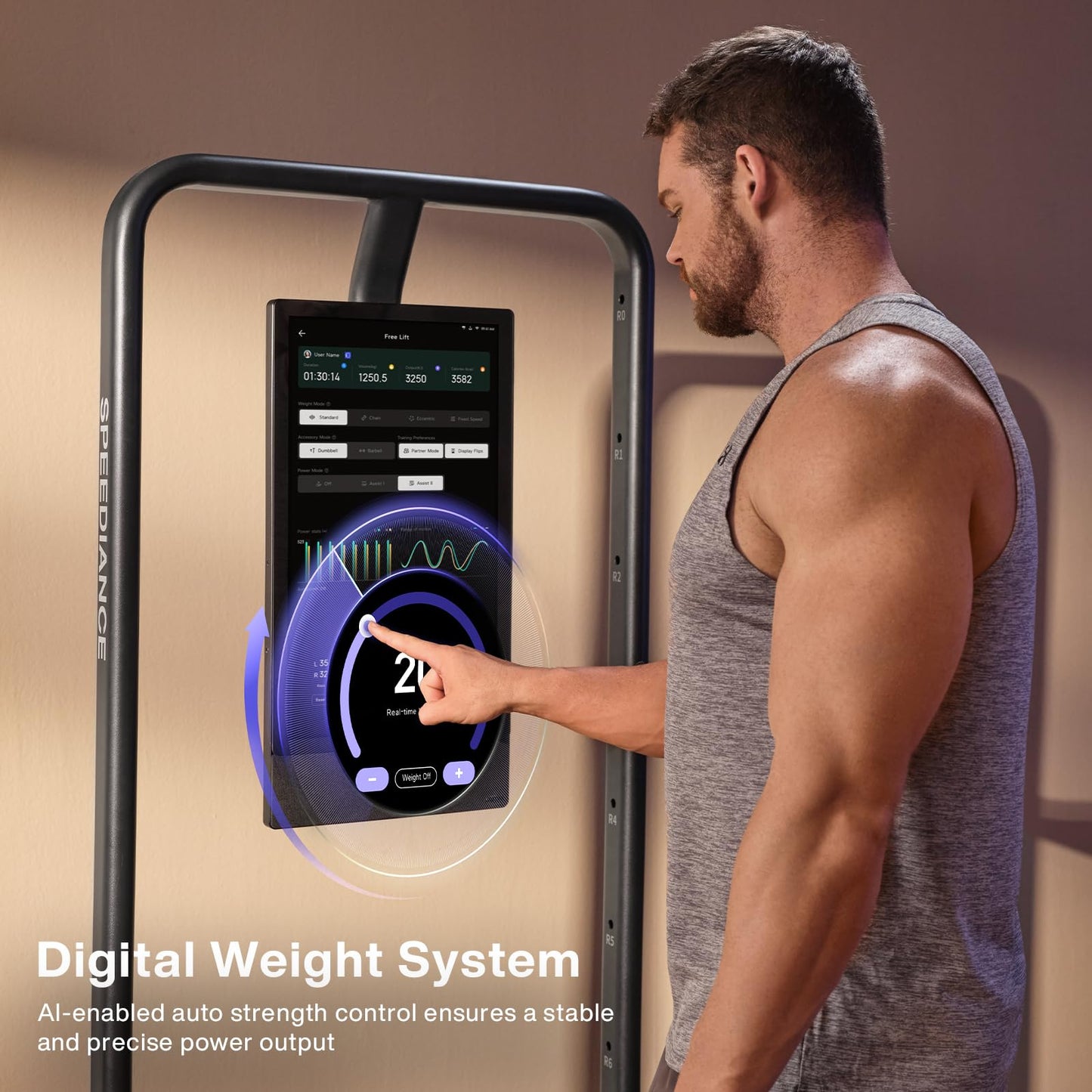 Speediance Gym Monster 2 Smart Home Gym, Upgraded AI-Powered Home Workout Machine, Multi-Functional Smith Machine, Full Body Strength Training Fitness Equipment, All-in-One Workout Station