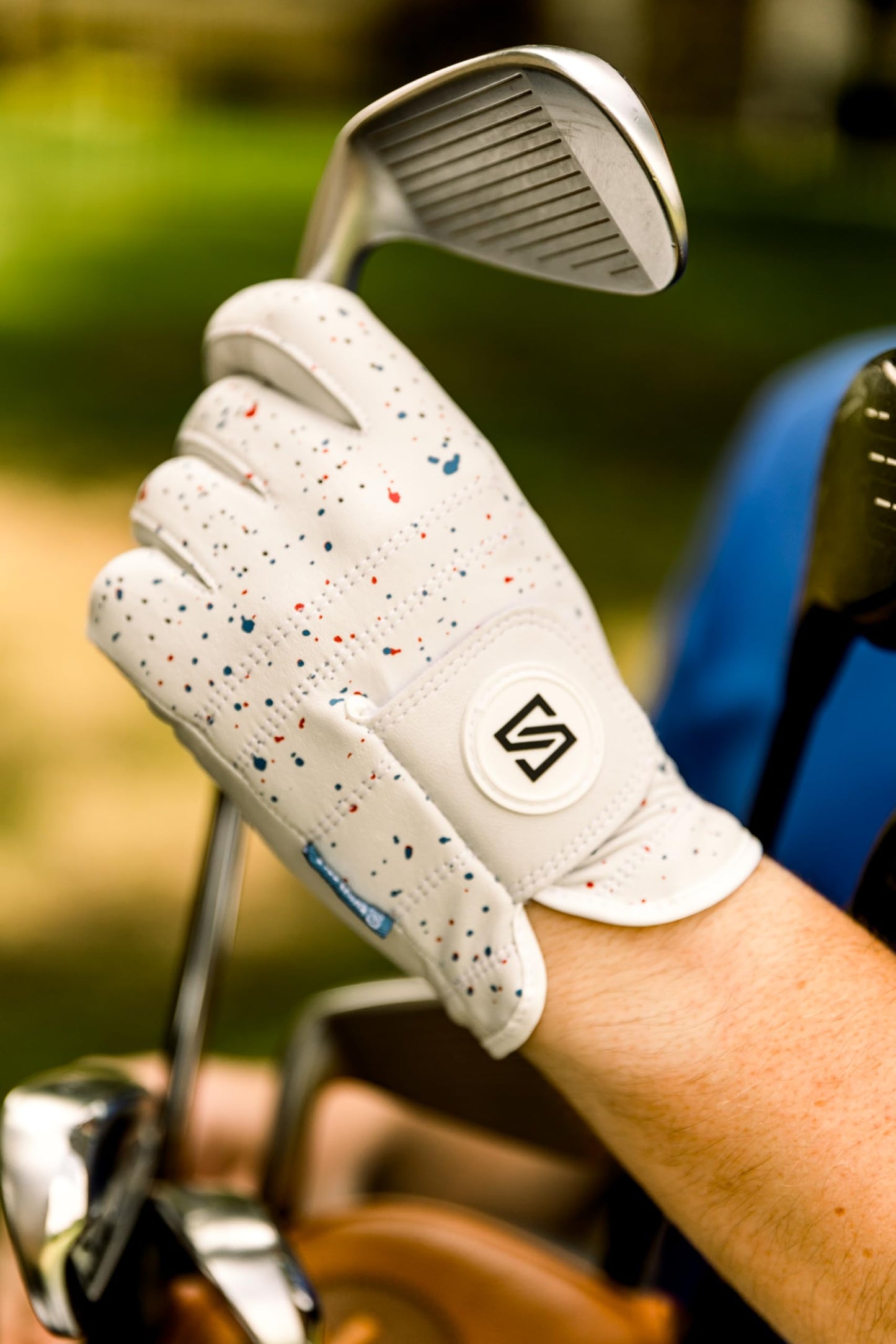 SKIVE Golf Premium Golf Glove | 100% AAA Cabretta Leather | Cool Golf Gloves | Serious Feel & Performance | Mens Golf Gloves Left Hand