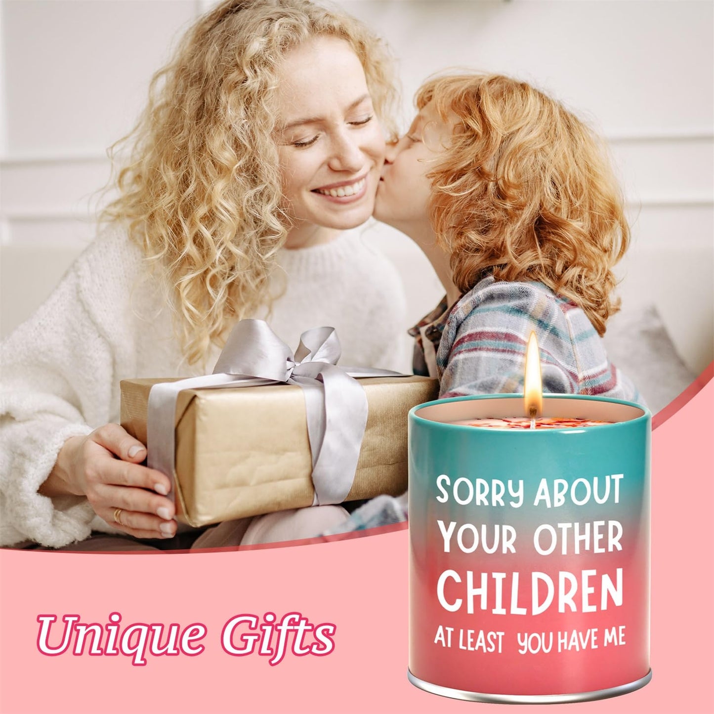 Mothers Day Gifts for Mom from Daughter Son Kids,Birthday Gifts for Mom,Funny Gift Ideas,Christmas Stocking Stuffers Galentines Day Anniversary Presents,9oz Scented Candles