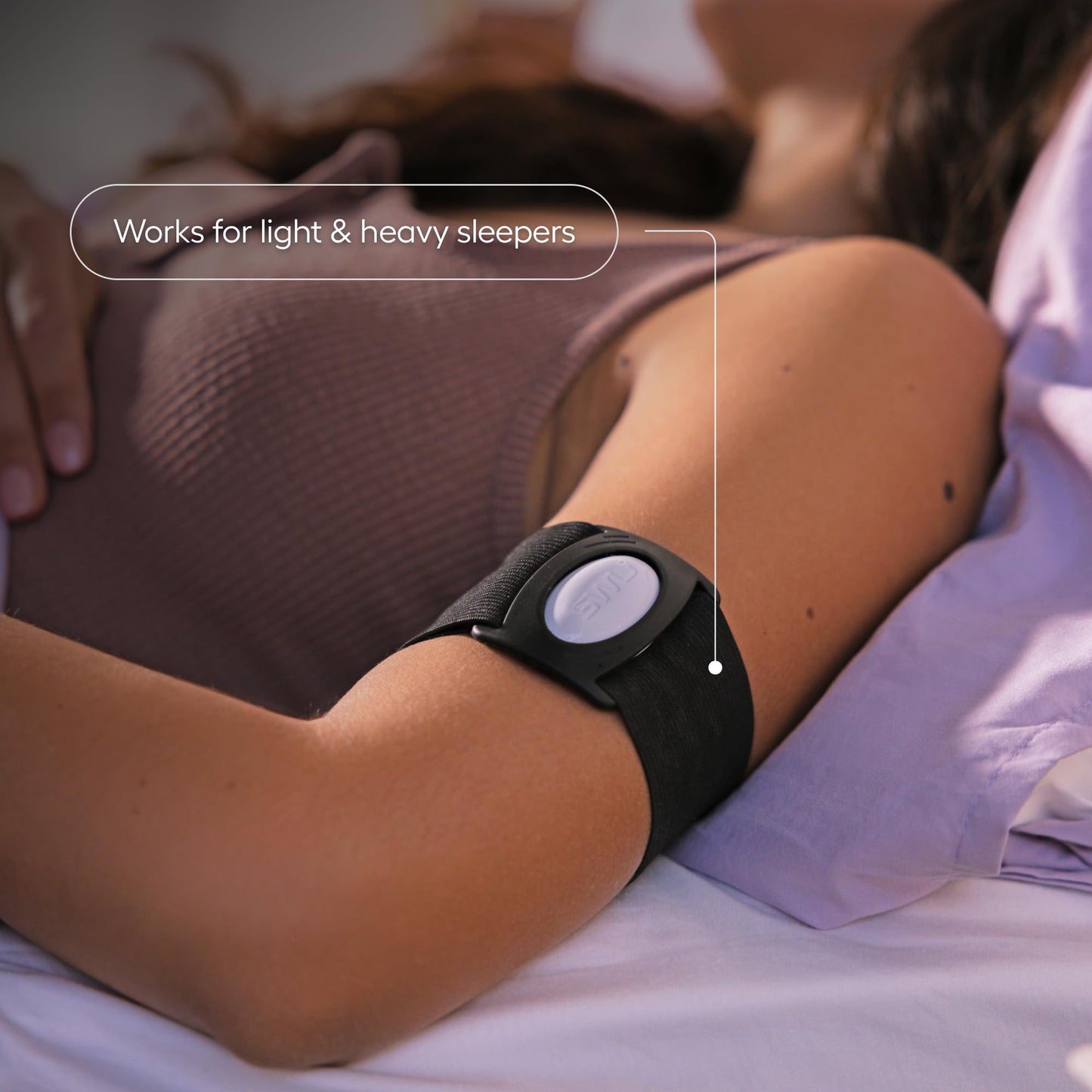SilentWakeUp Wearable Silent Alarm Clock | Gradual Vibrating Wake-Up for Heavy Sleepers, Couples, and Students | Vibrating Alarm | Comfortable Mesh Armband | Wake Up On Time Without Disturbing Others