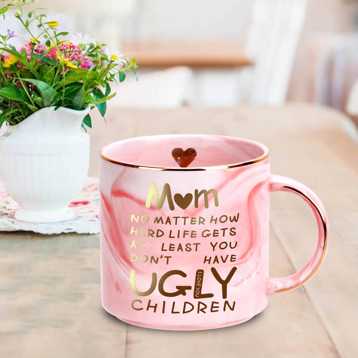 Mothers Day Gifts for Mom from Daughter Son Kids,12oz Novelty Coffee Mug for Women,Funny Birthday Gifts for Mom Wife from Husband,Unique Retirement Anniversary Mothers Day Presents for Mama Stepmother