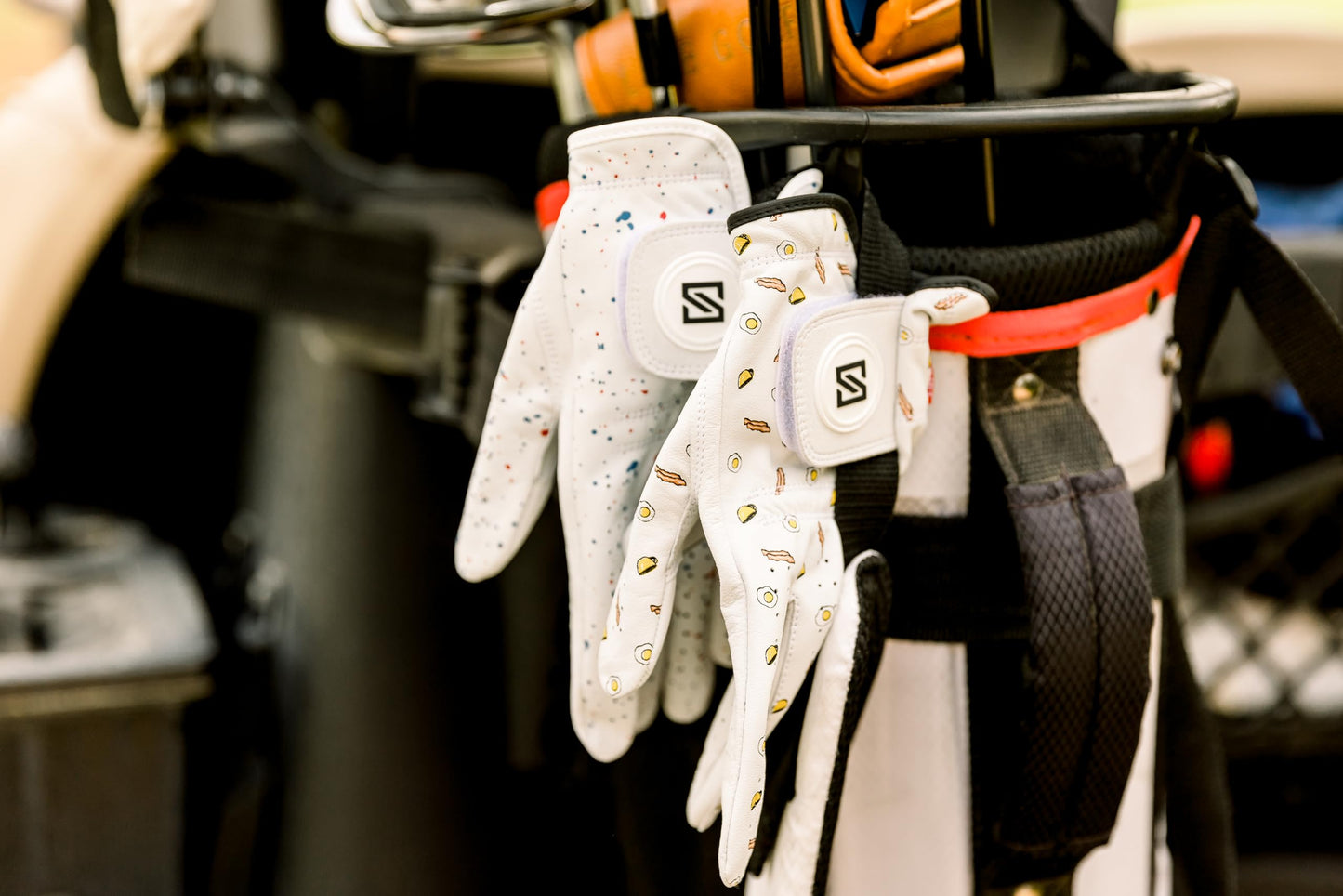 SKIVE Golf Premium Golf Glove | 100% AAA Cabretta Leather | Cool Golf Gloves | Serious Feel & Performance | Mens Golf Gloves Left Hand