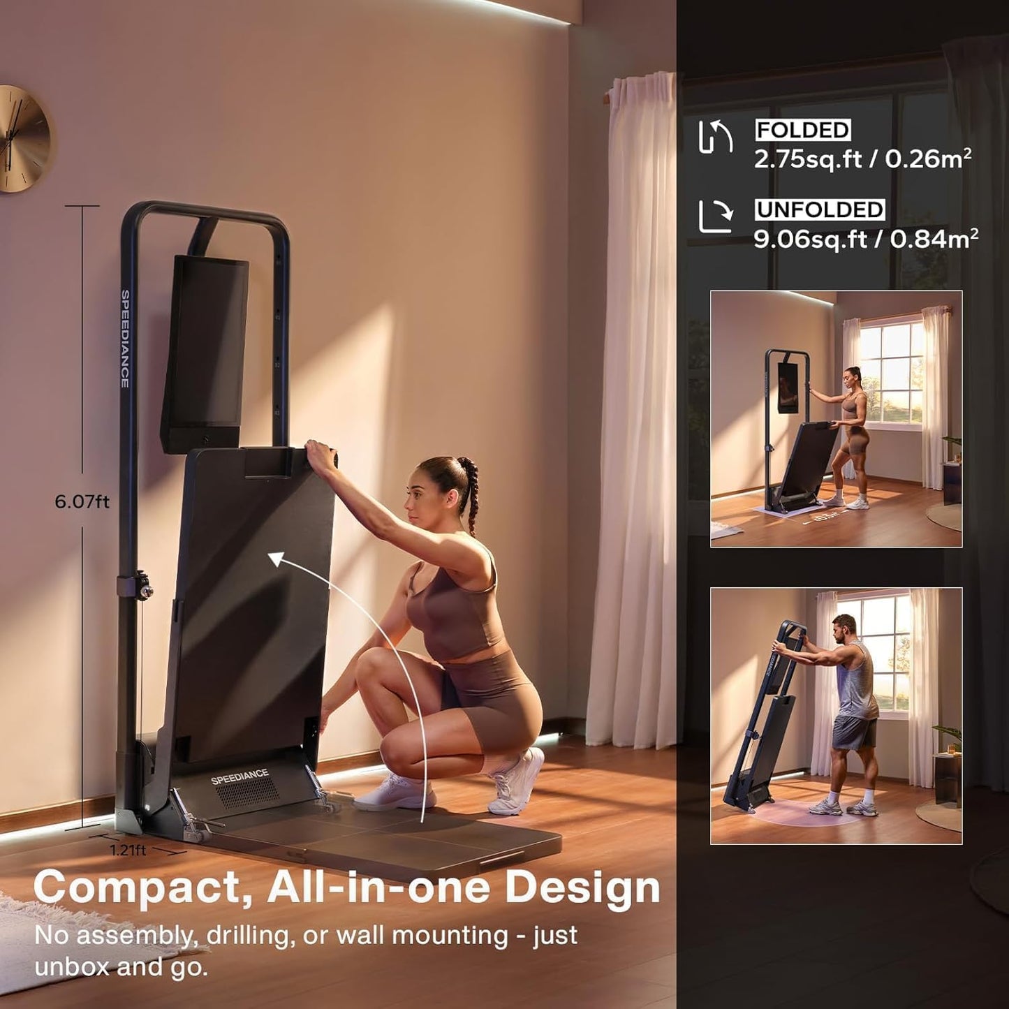 Speediance Gym Monster 2 Smart Home Gym, Upgraded AI-Powered Home Workout Machine, Multi-Functional Smith Machine, Full Body Strength Training Fitness Equipment, All-in-One Workout Station