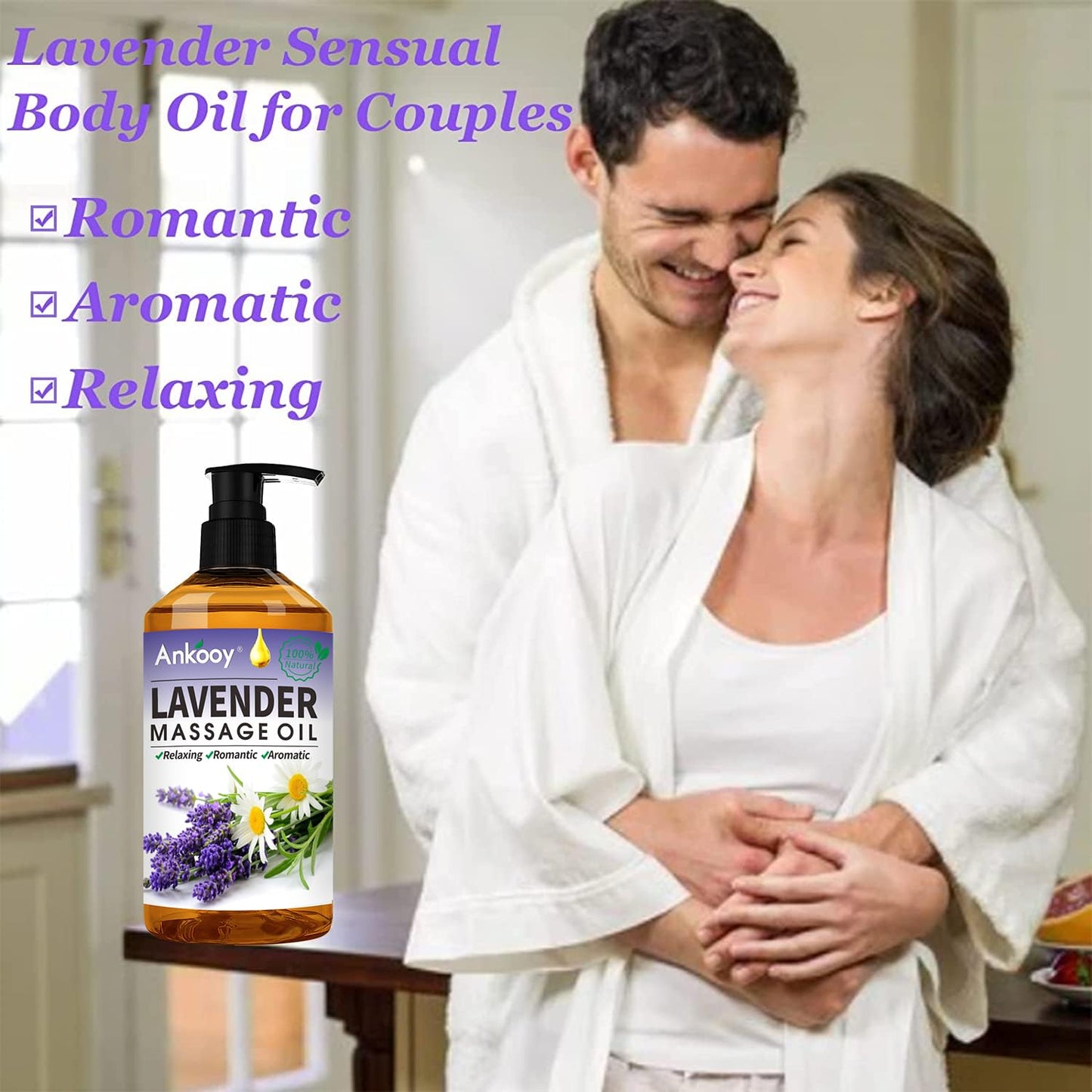 Mothers Day Gifts for Wife-3 Pack Massage Oil for Massage Therapy,Sore Muscle Arnica Oil & Lavender Oil & Ginger Oil Lymphatic Drainage & Massage Ball,Gifts for Her Him,Birthday Gifts for Men Women
