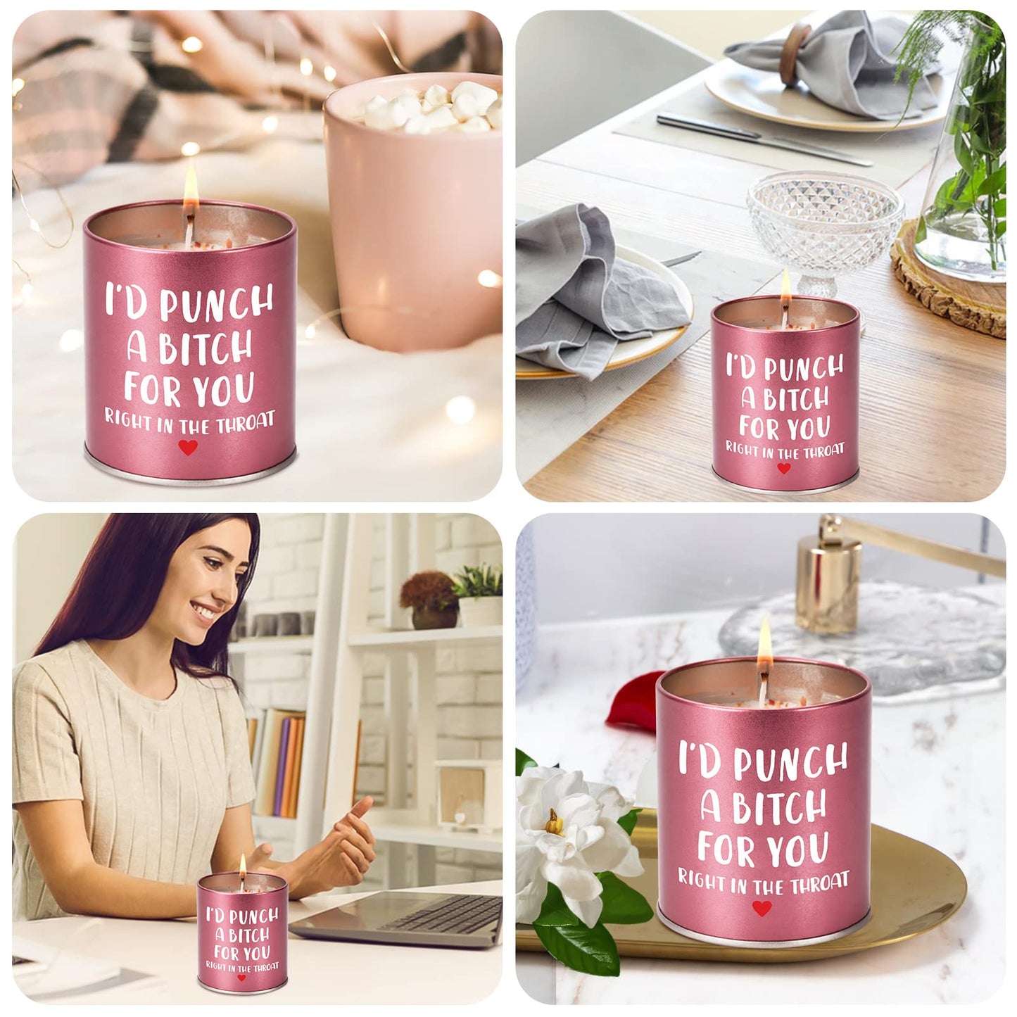 Birthday Gifts for Women,Valentines Galentines Day Gifts for Her Girlfriend,Mothers Day Gifts,Sister Gifts for Sisters,Friendship Gifts,Christmas Stocking Stuffers,Scented Candle Funny Gifts ldeas