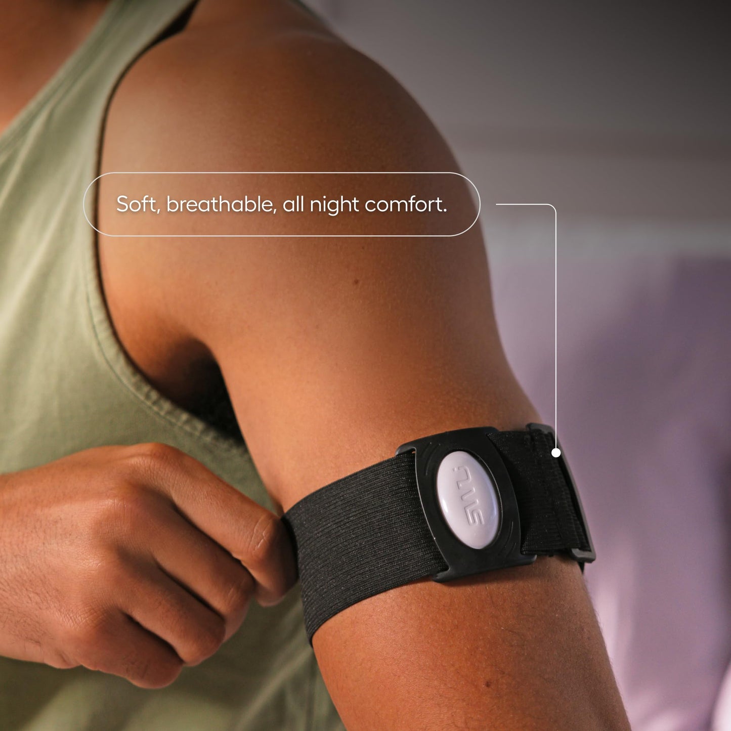 SilentWakeUp Wearable Silent Alarm Clock | Gradual Vibrating Wake-Up for Heavy Sleepers, Couples, and Students | Vibrating Alarm | Comfortable Mesh Armband | Wake Up On Time Without Disturbing Others