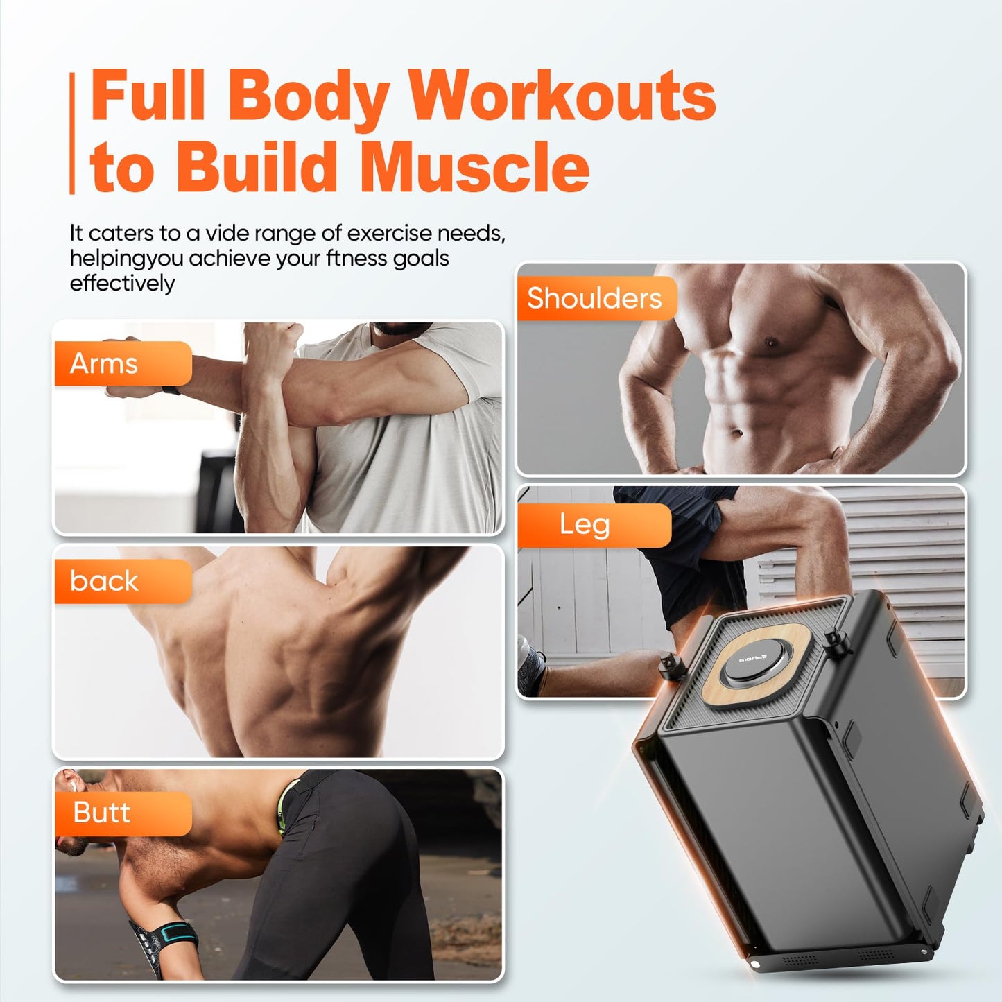 SR3 Pro Smart Home Gym Equipment ,Max 180lbs Resistance Portable Full Body Workout Cable Machine with Ambient Light,at Home Gym | All in One Gym for Travel | Foldable Gym & Home Exercise Equipment