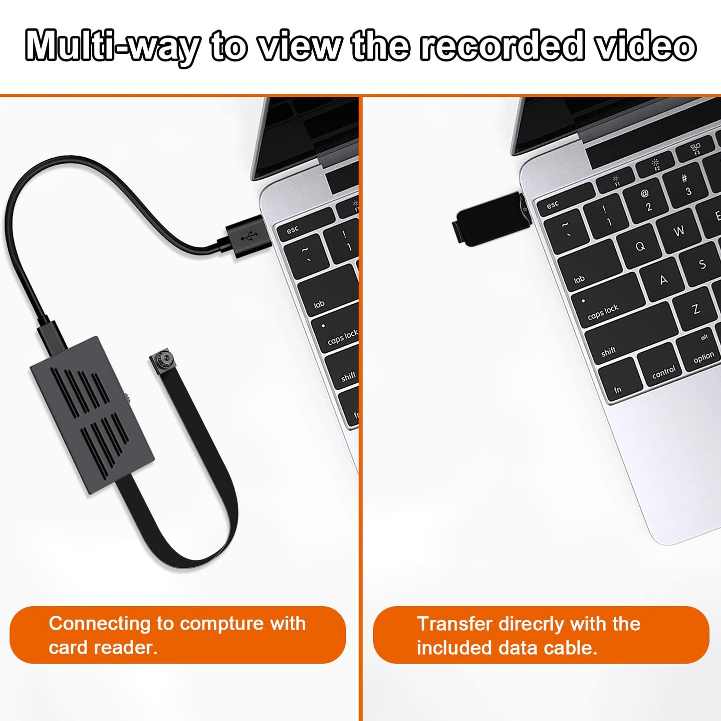 VHLTTYV Mini Video Cameras 64GB 1080P Mini Portable Nanny Video Recorder with Motion Detection Security Cameras for Home, Office1