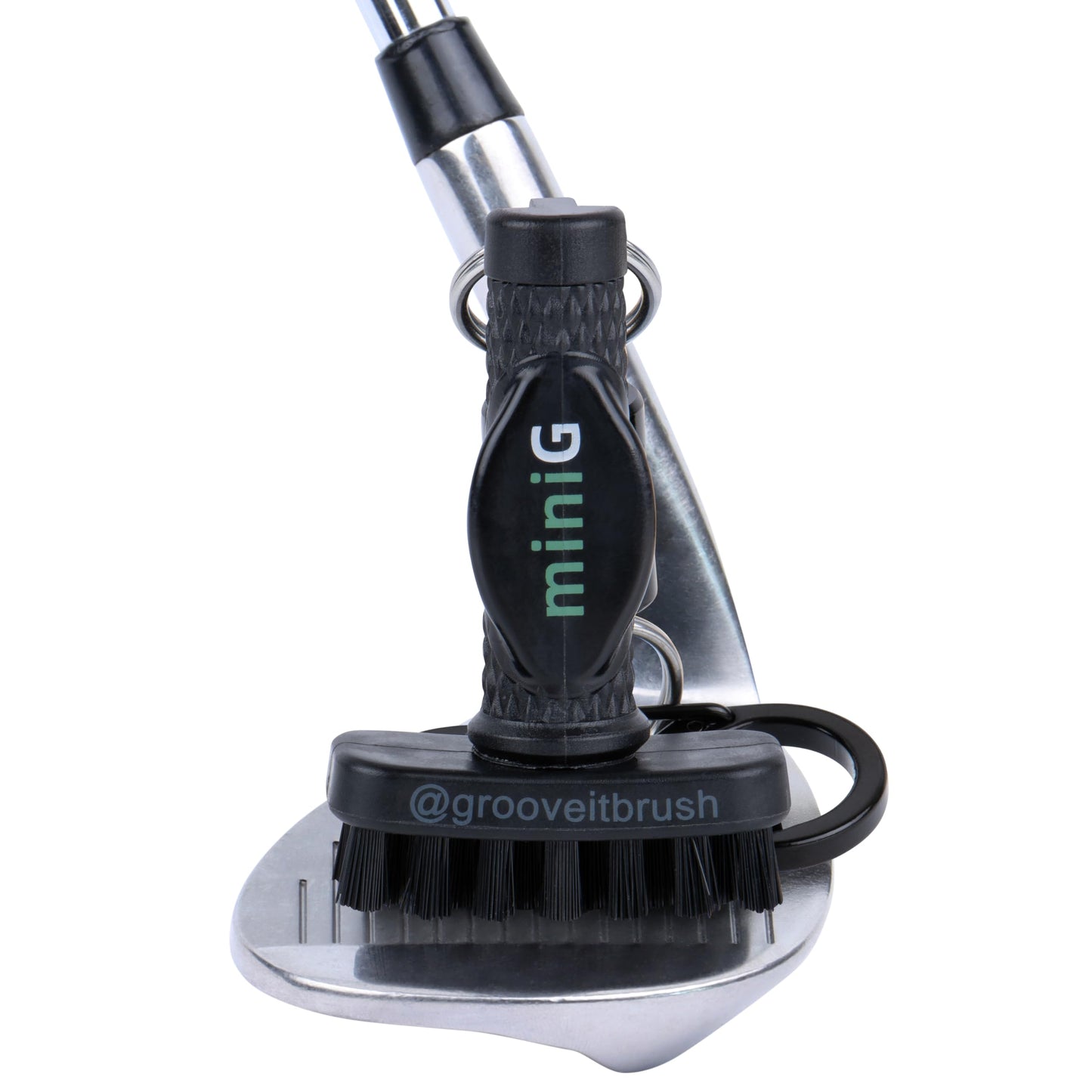Grooveit Mini Golf Brush The Small MiniG 'Dry Scrubber' Features A Detachable Magnet, Heavy-Duty Nylon Bristles, and 3-Yr Warranty - Used On All Professional Golf Tours - Golf Accessory of 2023