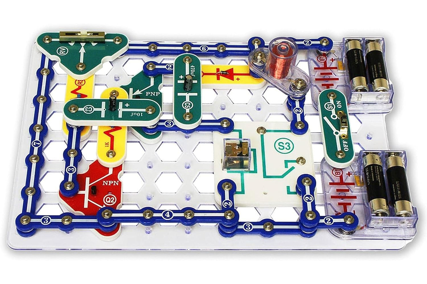 Snap Circuits Extreme SC-750 Electronics Exploration Kit - Over 750 Projects, Full Color Manual, 80+ Parts for STEM Education, Kids 8+