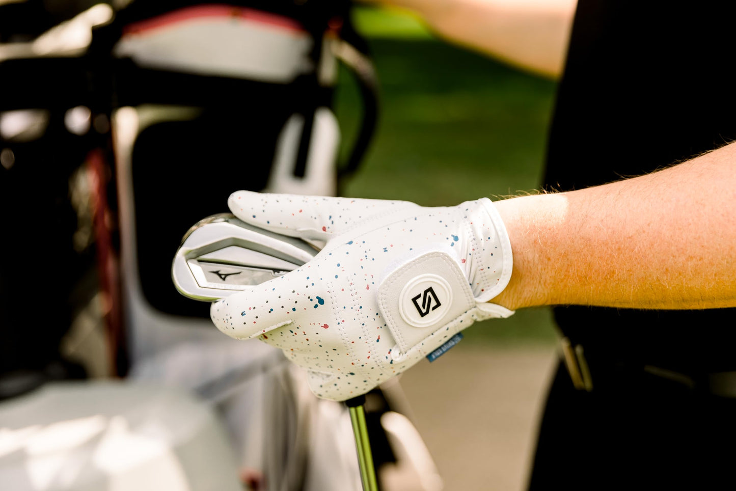SKIVE Golf Premium Golf Glove | 100% AAA Cabretta Leather | Cool Golf Gloves | Serious Feel & Performance | Mens Golf Gloves Left Hand