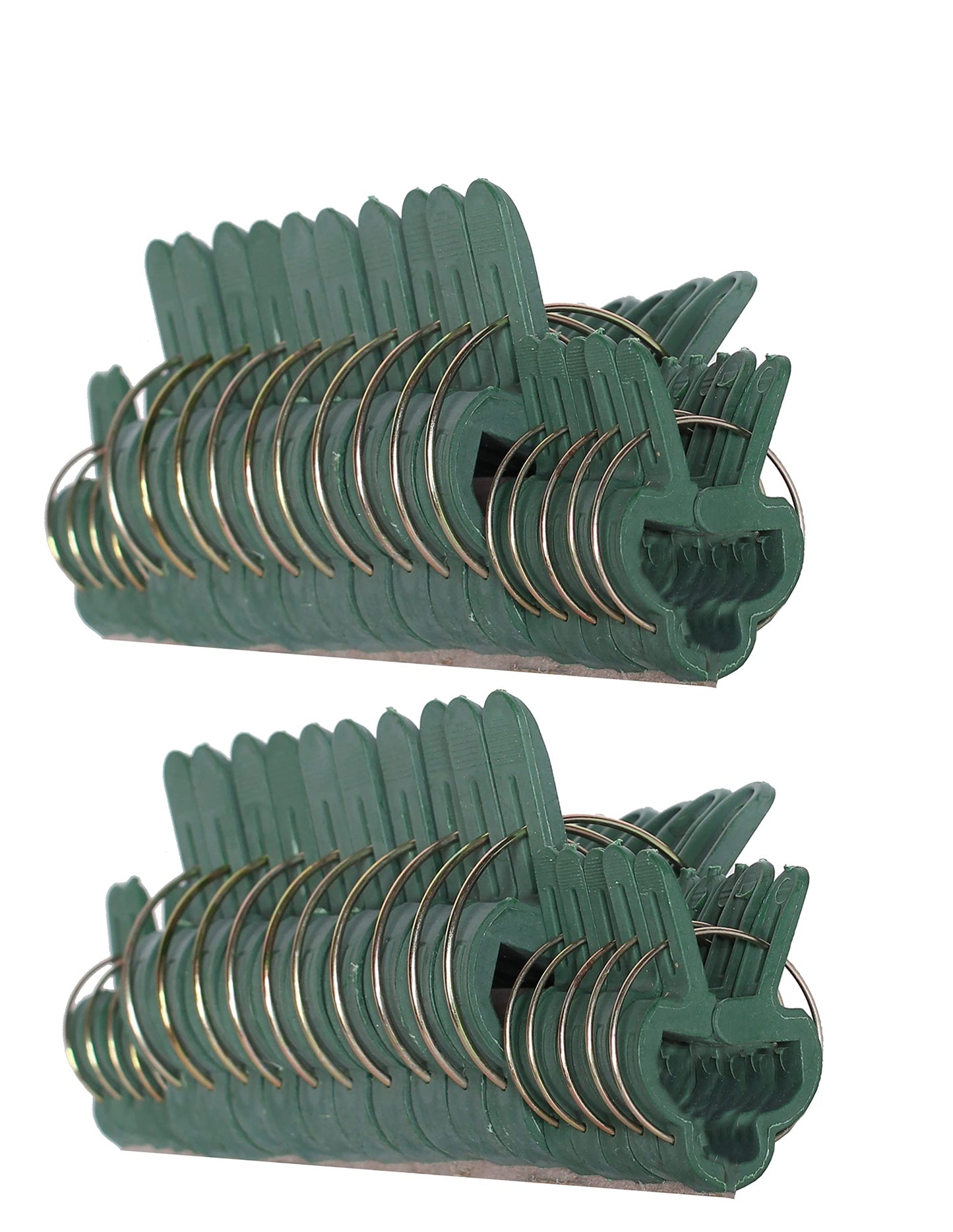 RamPro 40 Piece Green Gentle Gardening Plant & Flower Lever Loop Gripper Clips, Tool for Supporting or Straightening Plant Stems, Stalks, and Vines, Garden Clips
