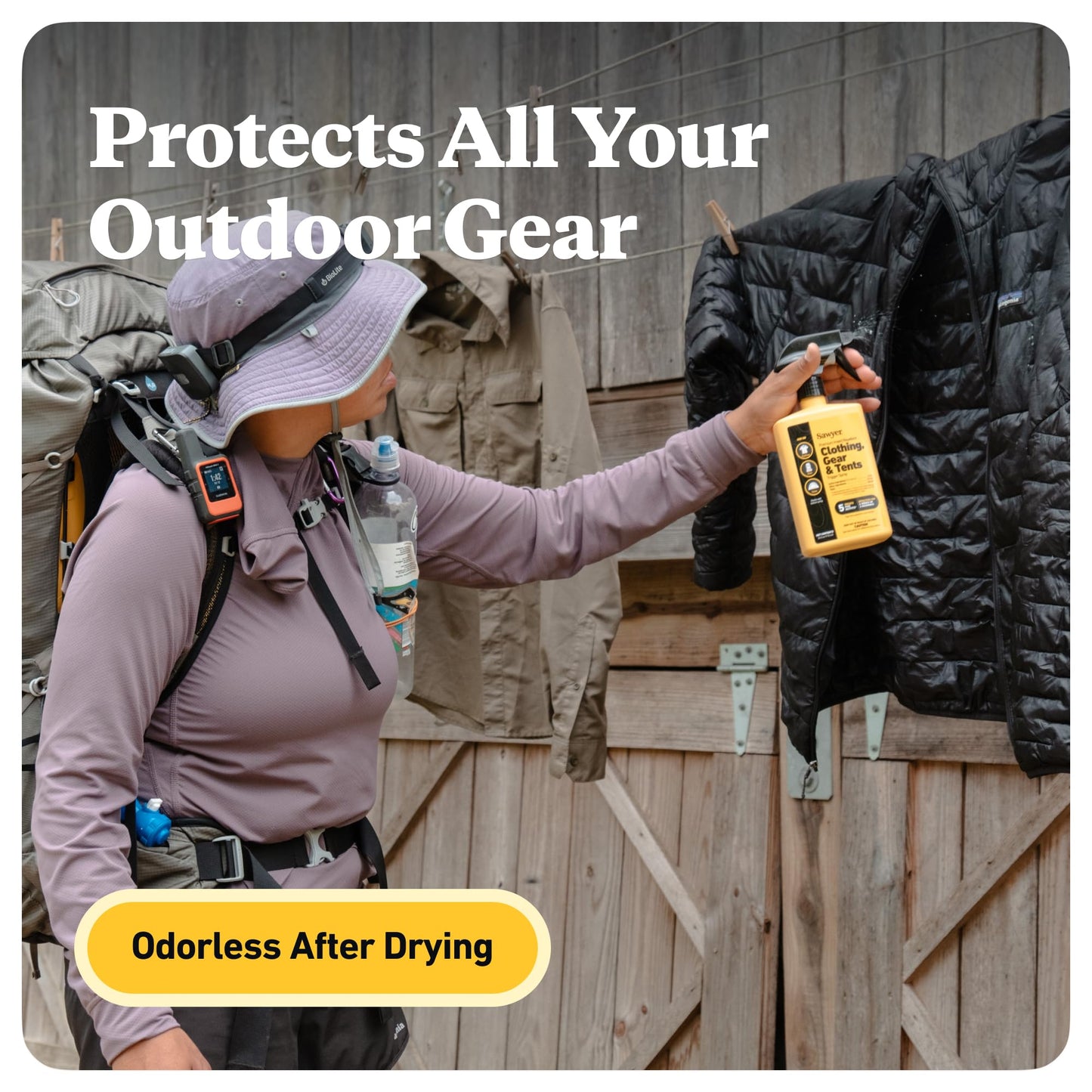 Sawyer Products SP657 Premium Permethrin Insect Repellent for Clothing, Gear & Tents, Trigger Spray, 24-Ounce