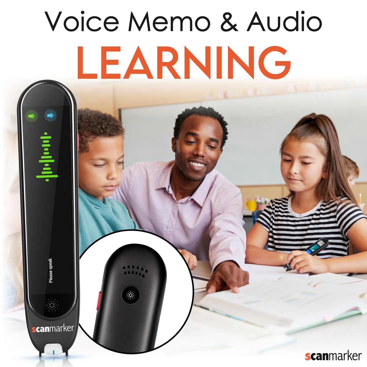Scanmarker Pro | Translation Pen & Reading Pen for Kids & Adults | Assistive Tool & Language Translator Device for Dyslexia, Reading Support & Language Learners | Translator Pen for 100 Languages