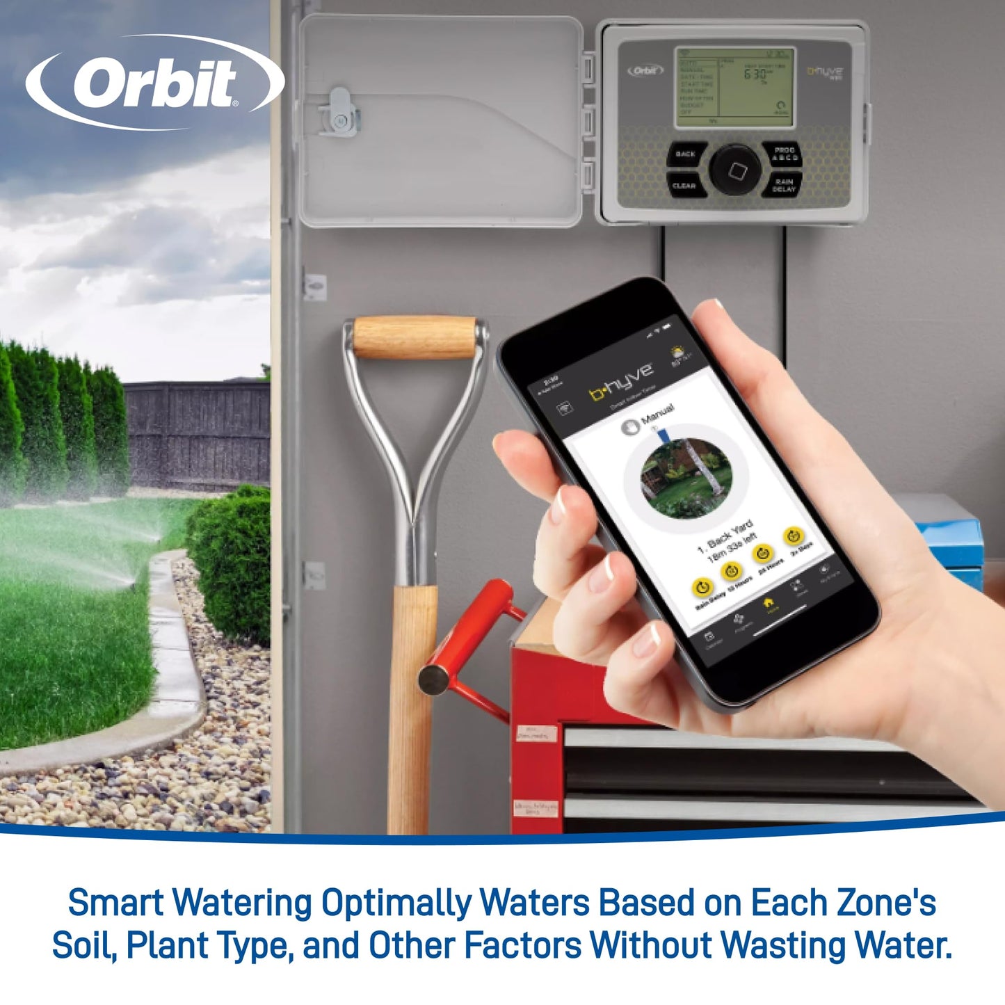 Orbit B-hyve 12-Zone Smart Indoor/Outdoor Sprinkler Controller