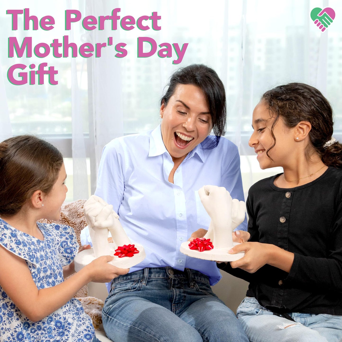 Luna Bean Hand Casting Kit – The Original Hand Mold Kit for Couples – Gifts for Mom, Mothers Day, Bridal Shower, Wedding, Anniversary for Women Men Boyfriend Girlfriend