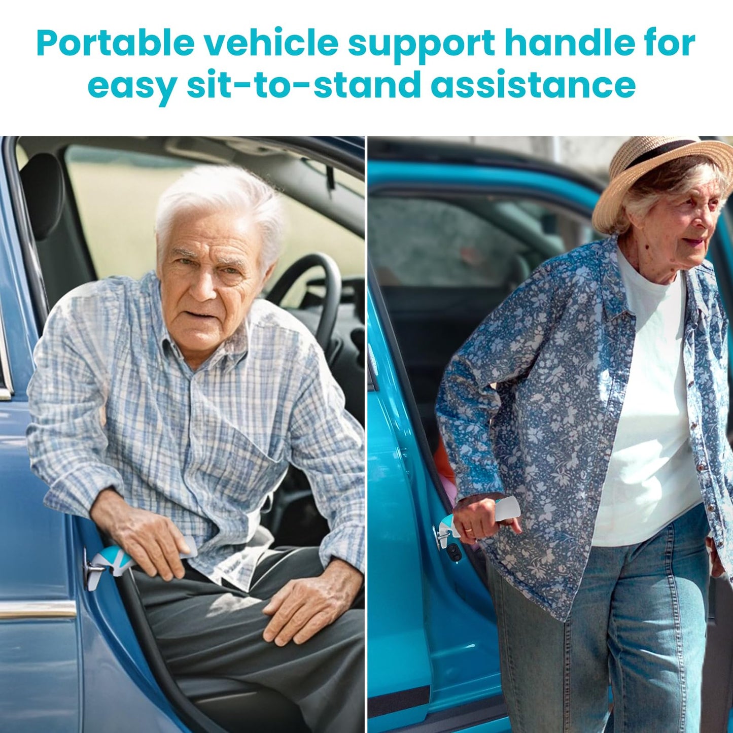 Car Handle Assist for Elderly: Standing Mobility Safety Tip Auto to Help Get Out - Portable Bar Car Support Handle for Elderly & Seniors & Handicap