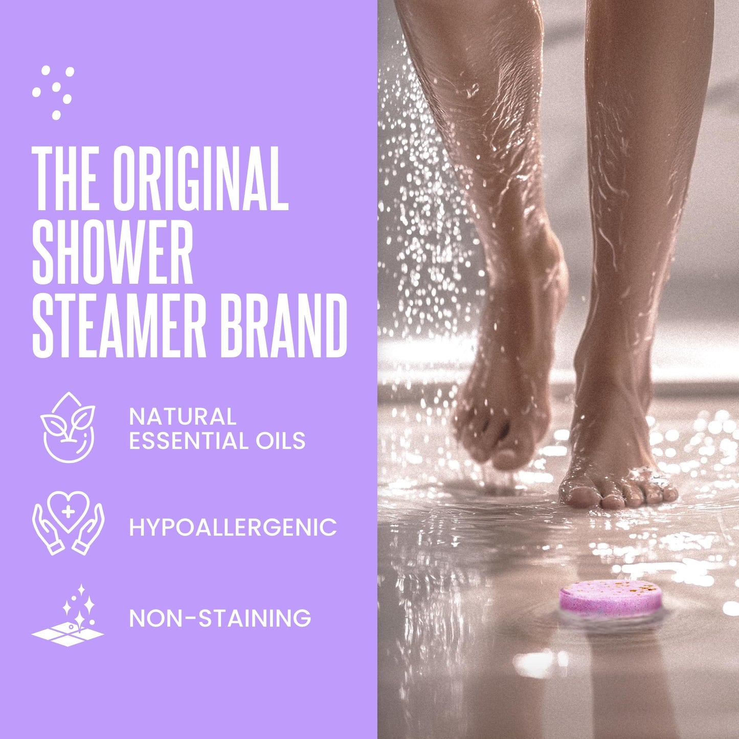 Cleverfy Shower Steamers Aromatherapy for Women and Men – Mothers Day Gifts for Mom- Self-Care Shower Bombs for Stress Relief and Relaxation – 6 Tablets