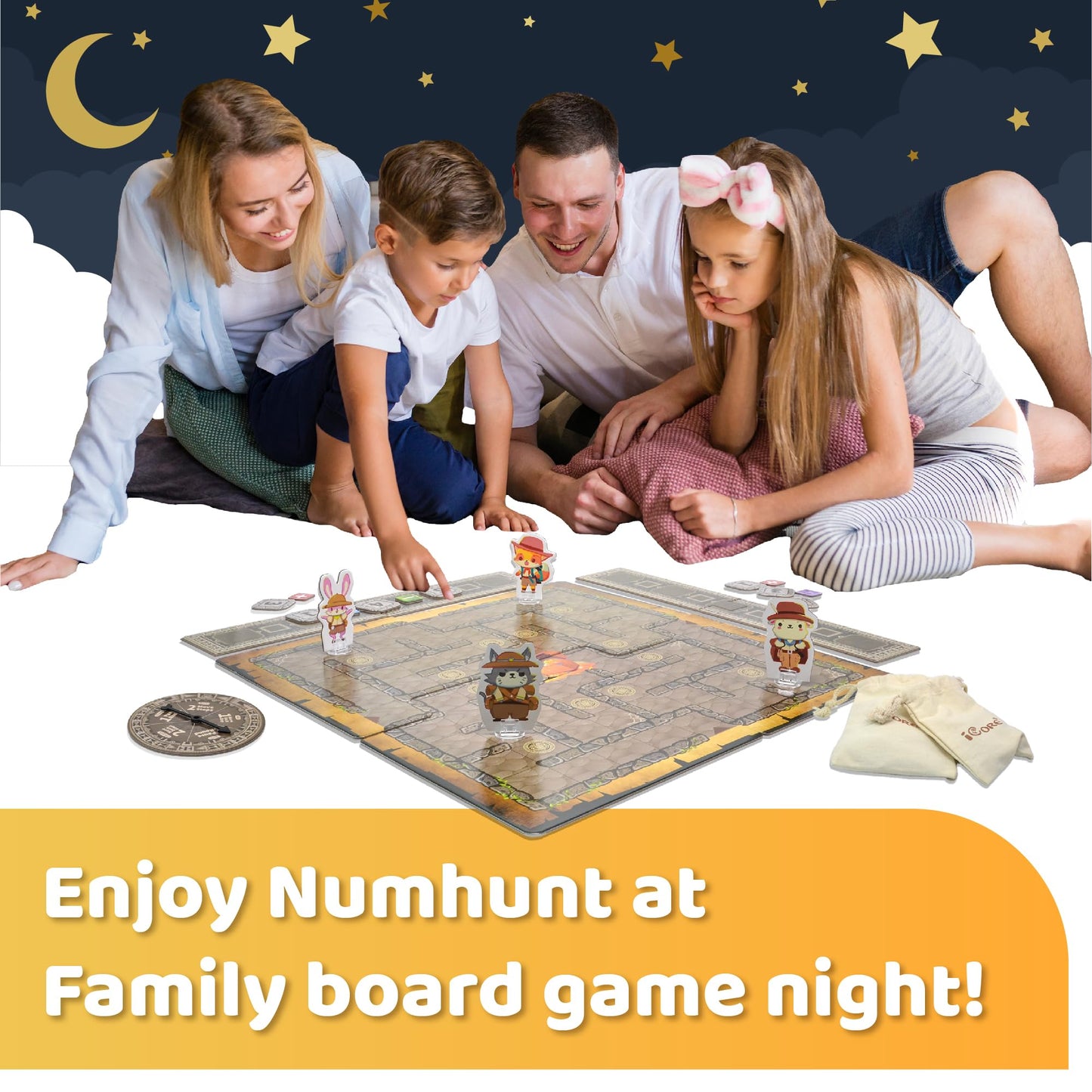 iCore Math Games for Kids, Adults Stress Relief ADHD Math Toys, Smart Learning, Multiplication, Division, Addition, and Subtraction, for Birthday and Family.