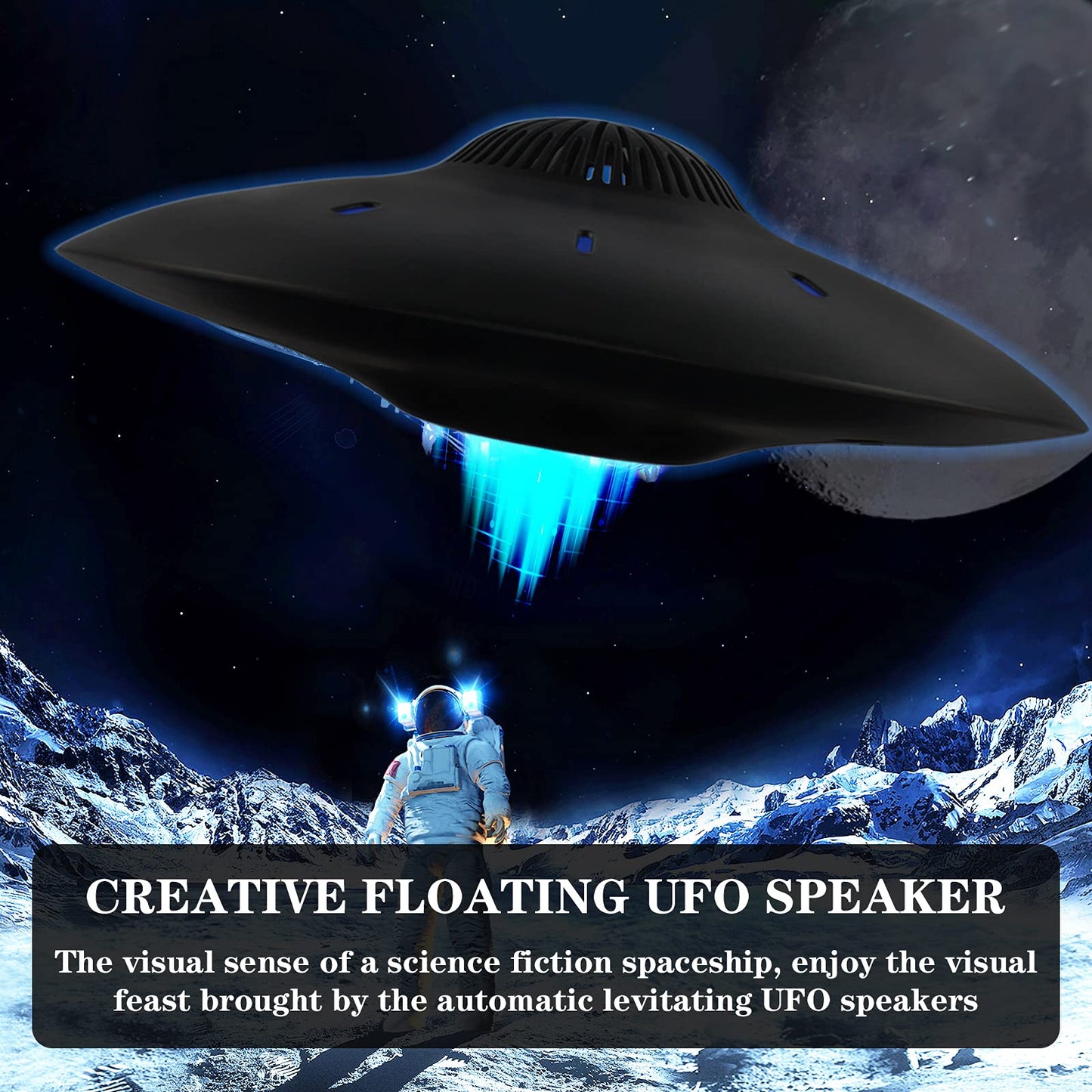 Magnetic Levitating Bluetooth Speaker, Levitating UFO Speakers.