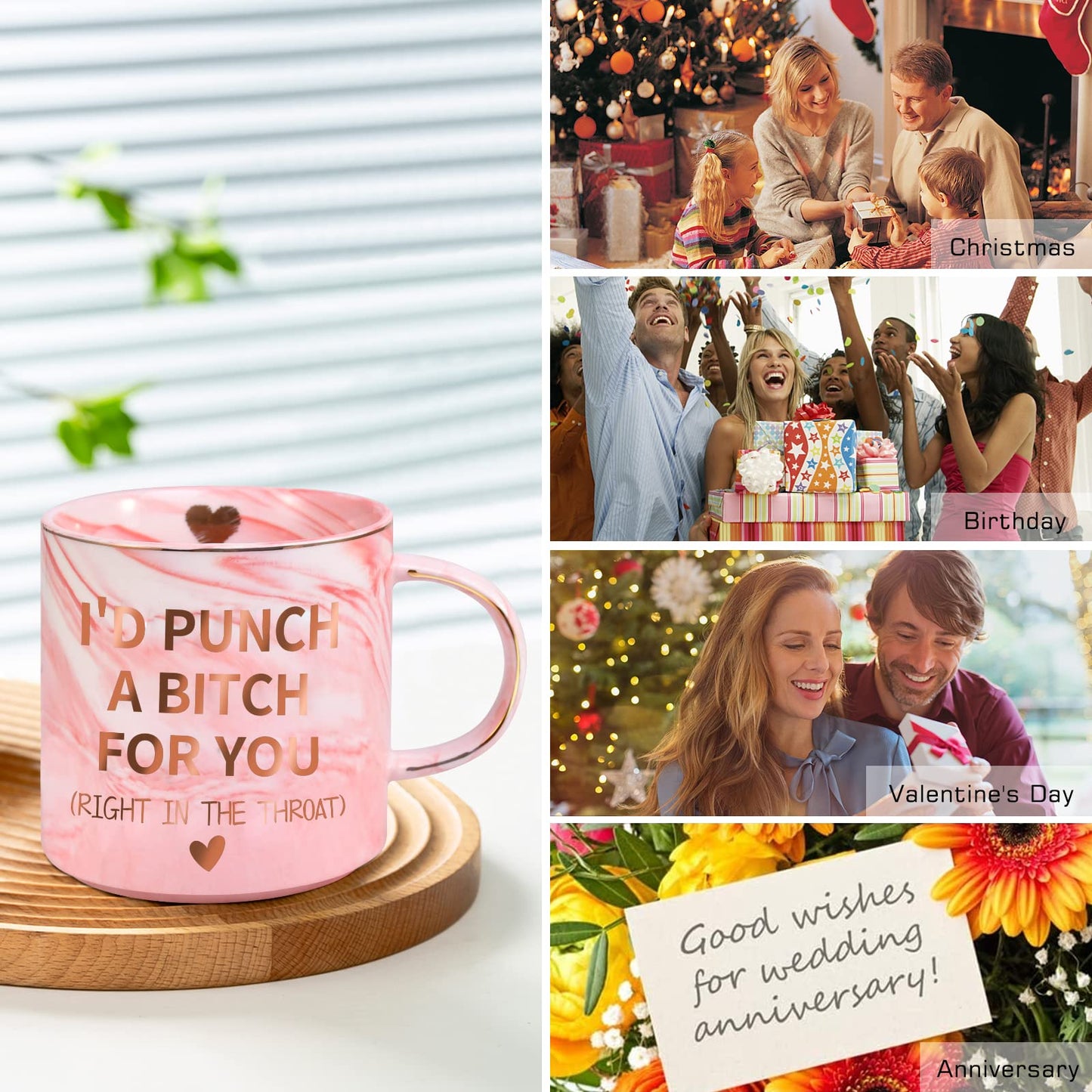 Ulrhpc Mothers Day Mom Gifts for Mom Wife from Daughter Son, Valentines Galentines Day Birthday Gifts for Women Her Girlfriend Sister Friends, 12 OZ Funny Coffee Mug, Christmas Stocking Stuffers