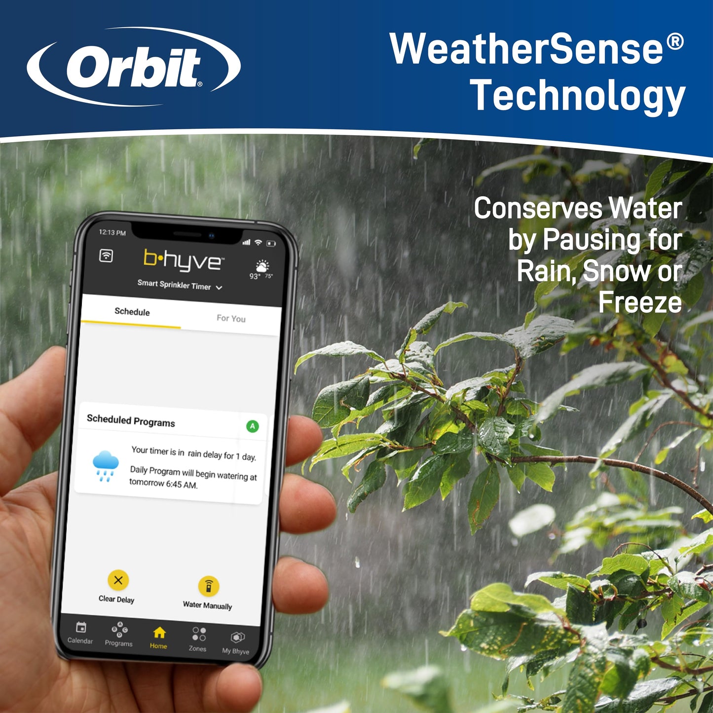 Orbit B-hyve 12-Zone Smart Indoor/Outdoor Sprinkler Controller