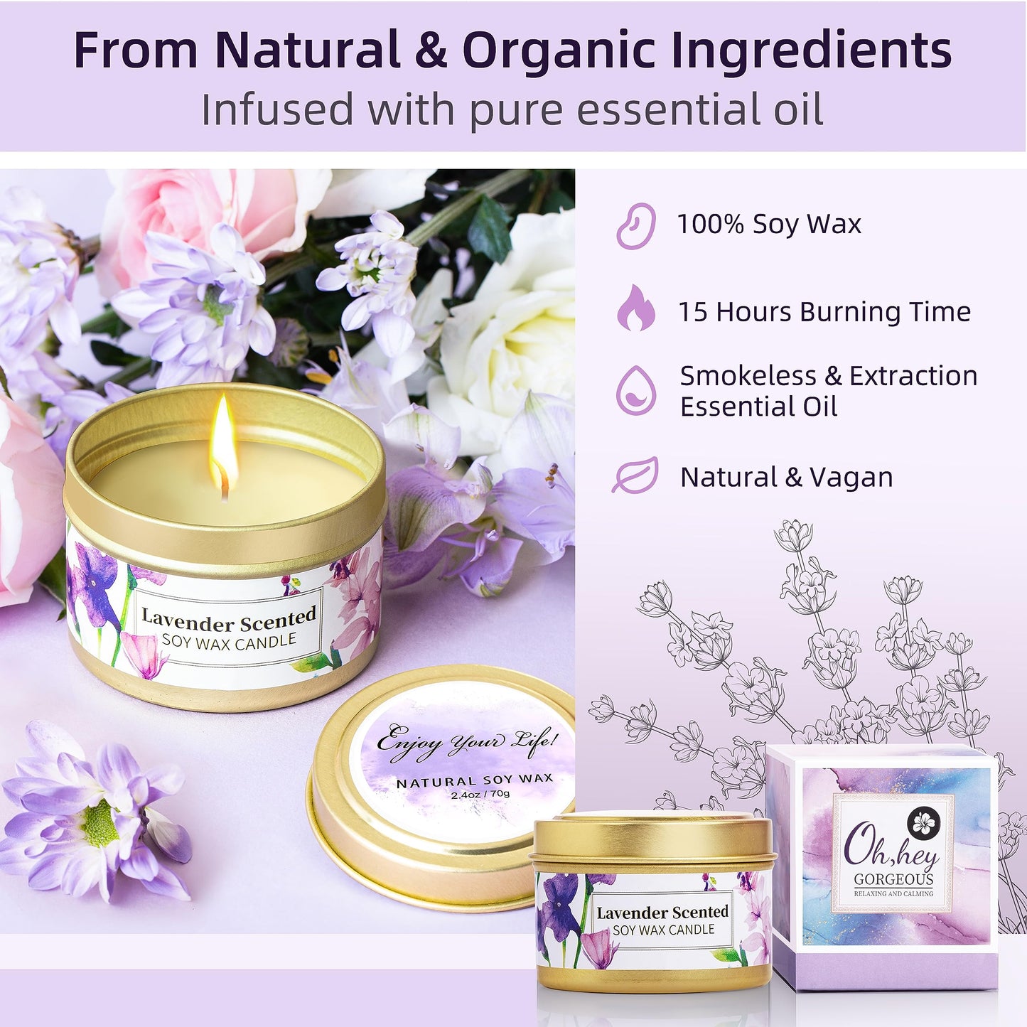 LUCOTIYA Gifts for Women, Mother's Day Gifts Basket for Woman Birthday Wine Tumbler Self Care Package Gift for Mom, Bestie, Her, Sister, Wife, Auntie Thank You Gift for Women Teacher Appreciation