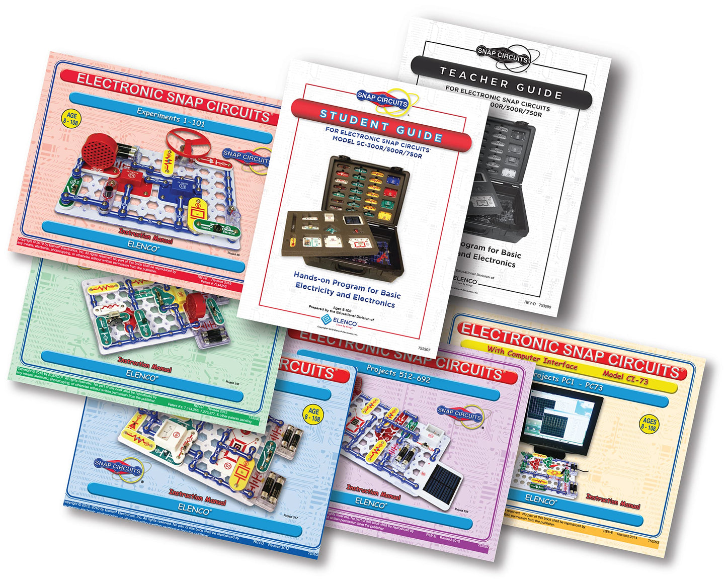 Snap Circuits Extreme SC-750R Electronics Exploration Kit + Student Training Program with Student Study Guide | Perfect for STEM Curriculum