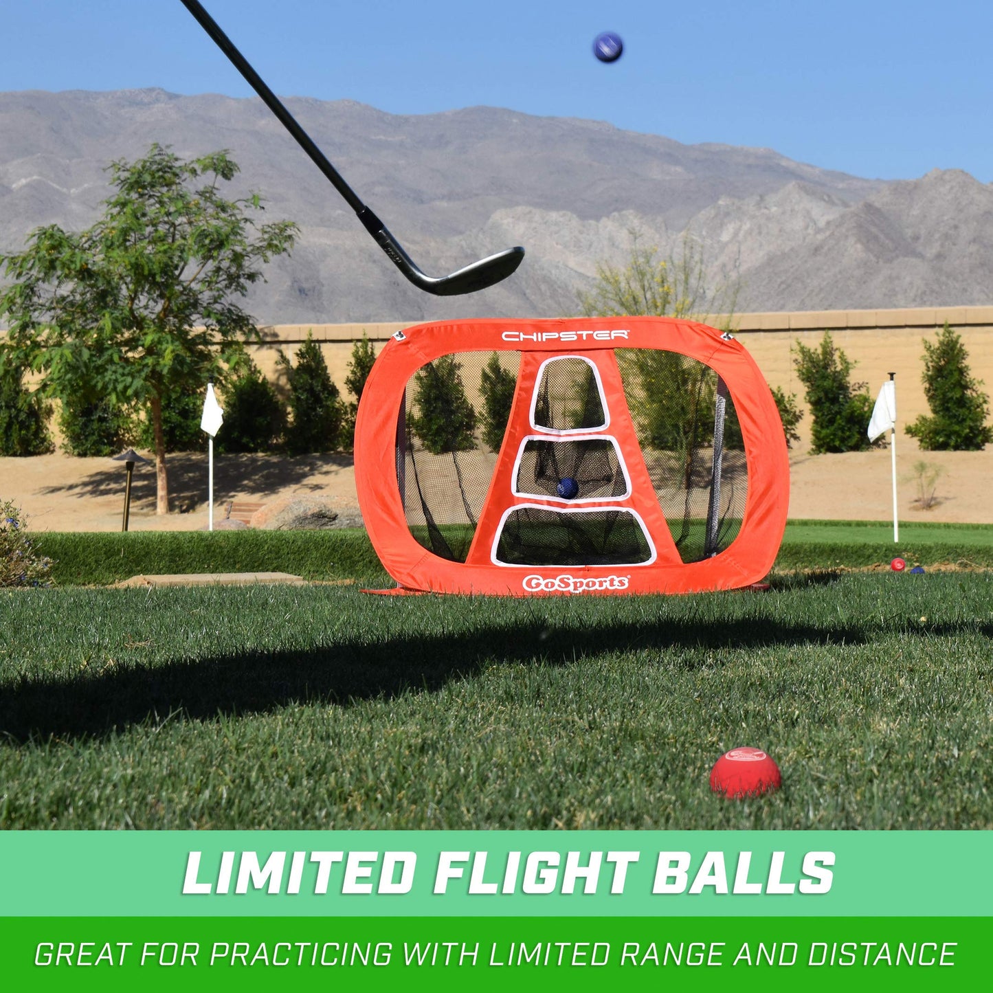 GoSports Foam Golf Practice Balls - 16 Pack Realistic Feel and Limited Flight Use Indoors or Outdoors