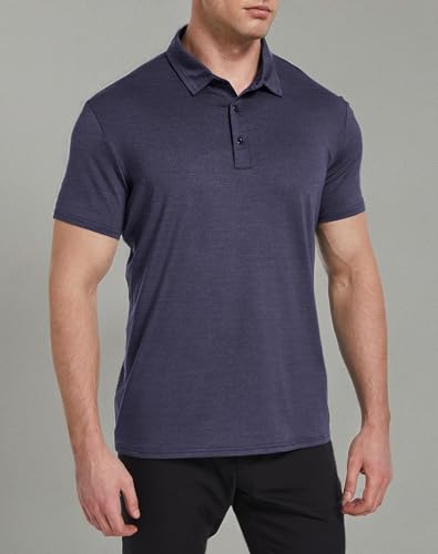 OYGSieg 6 Pack Mens Polo Shirts Performance Short Sleeve Golf Shirt Moisture Wicking Athletic Casual Collared T-Shirt SetB XL/02