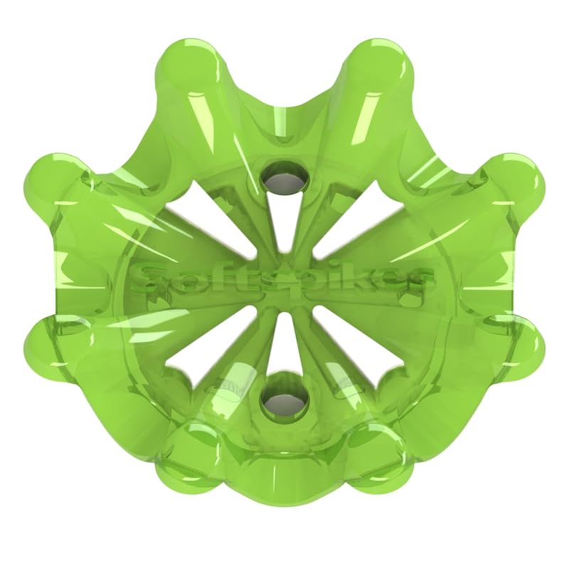 SOFTSPIKES Golf Spikes Fast Twist 3.0 Pulsar Cleats, Green, Clamshell US