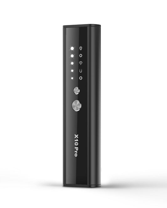 Hidden Camera Detectors X10 Pro, Accurate Anti Spy Camera/ Bug Sweeper/ GPS Tracker Detector Hidden Camera Finder with Flashlight, Hidden Devices Detector for Hotels Travel Airbnb Car Office (Silver)