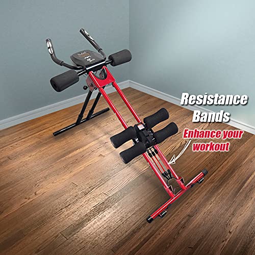 Side Shaper by 5 Mins Shaper - Ab Workout Equipment, Portable Ab Machine, Core Max Work Out Trainer Muscle Toning Device - Body Toner Exercise/Adjustable Workout Fitness Cruncher (Pro)