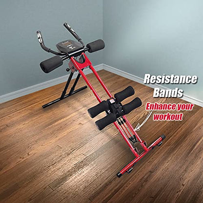 Side Shaper by 5 Mins Shaper - Ab Workout Equipment, Portable Ab Machine, Core Max Work Out Trainer Muscle Toning Device - Body Toner Exercise/Adjustable Workout Fitness Cruncher (Pro)