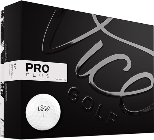 VICE Golf Pro Plus White Golf Balls