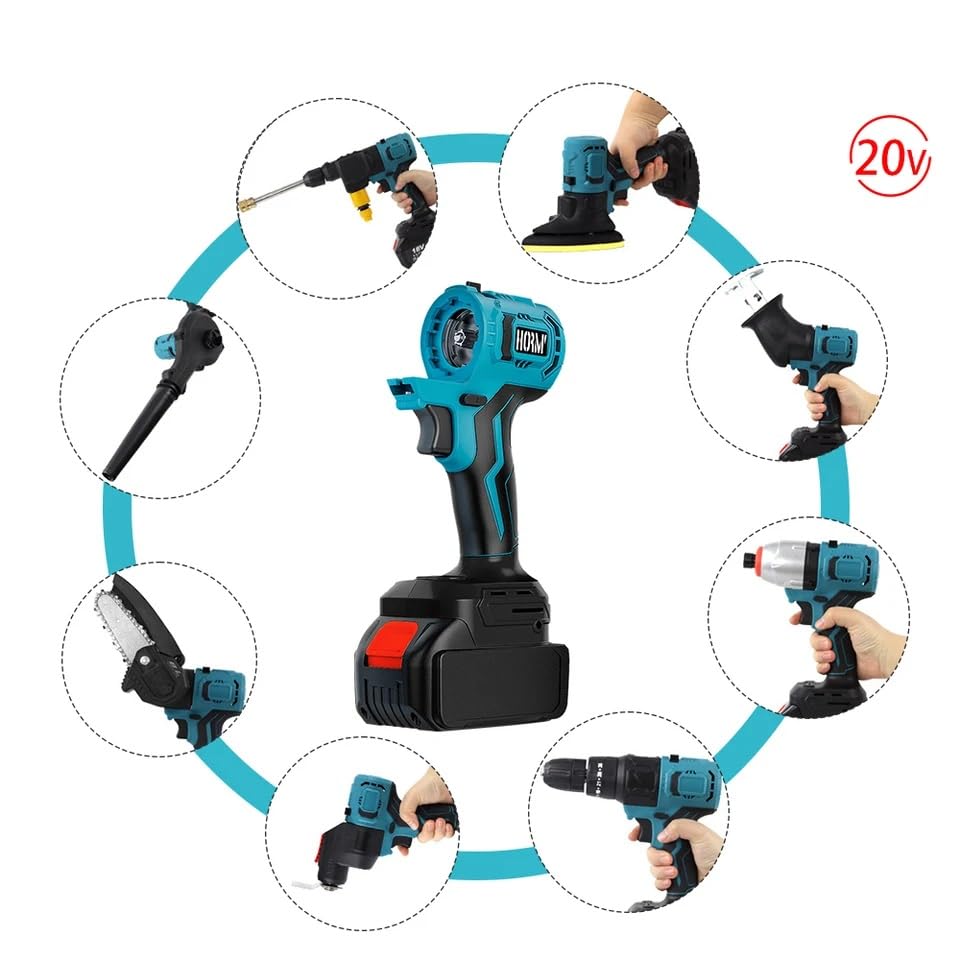 GOWE 20V Cordless Power Tool Combo Kit 20 Tool Set Brushless Multifunctional Electric Screwdriver Electric Saw Water Gun Polishing Machine Reciprocating Saw Swinging Chainsaw (Combo Kit 20 Tool Sets)